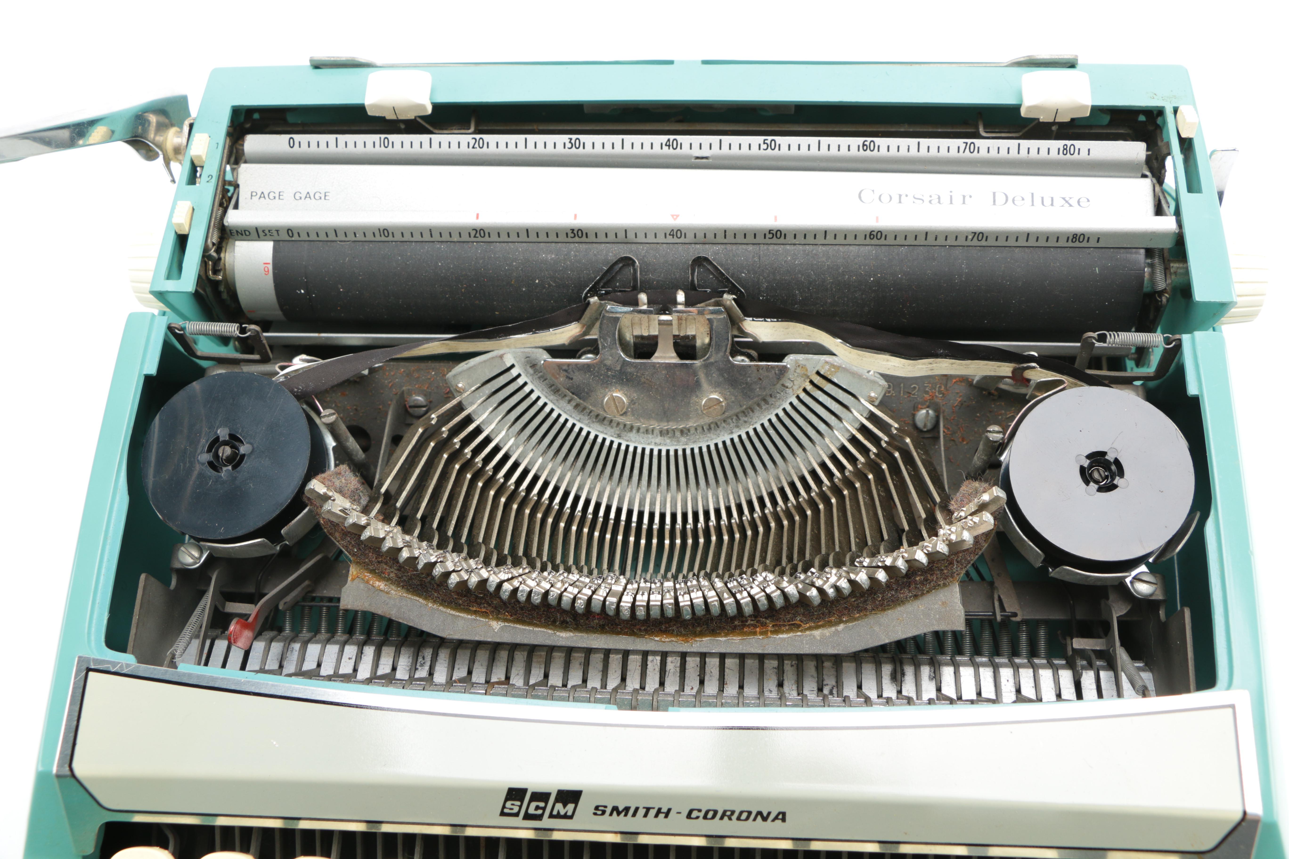 1960s-Era Smith-Corona Corsair Deluxe Portable Typewriter