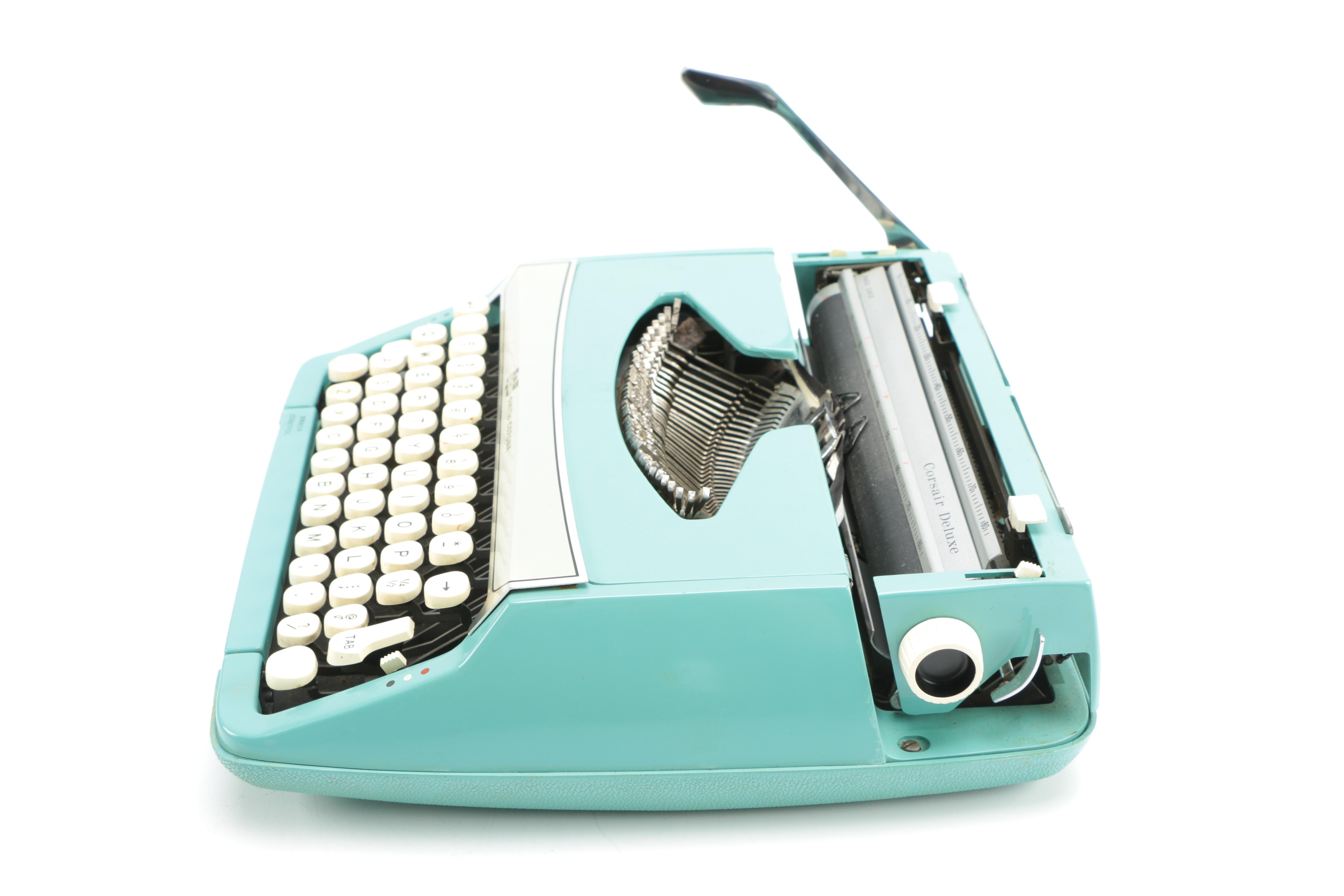 1960s-Era Smith-Corona Corsair Deluxe Portable Typewriter