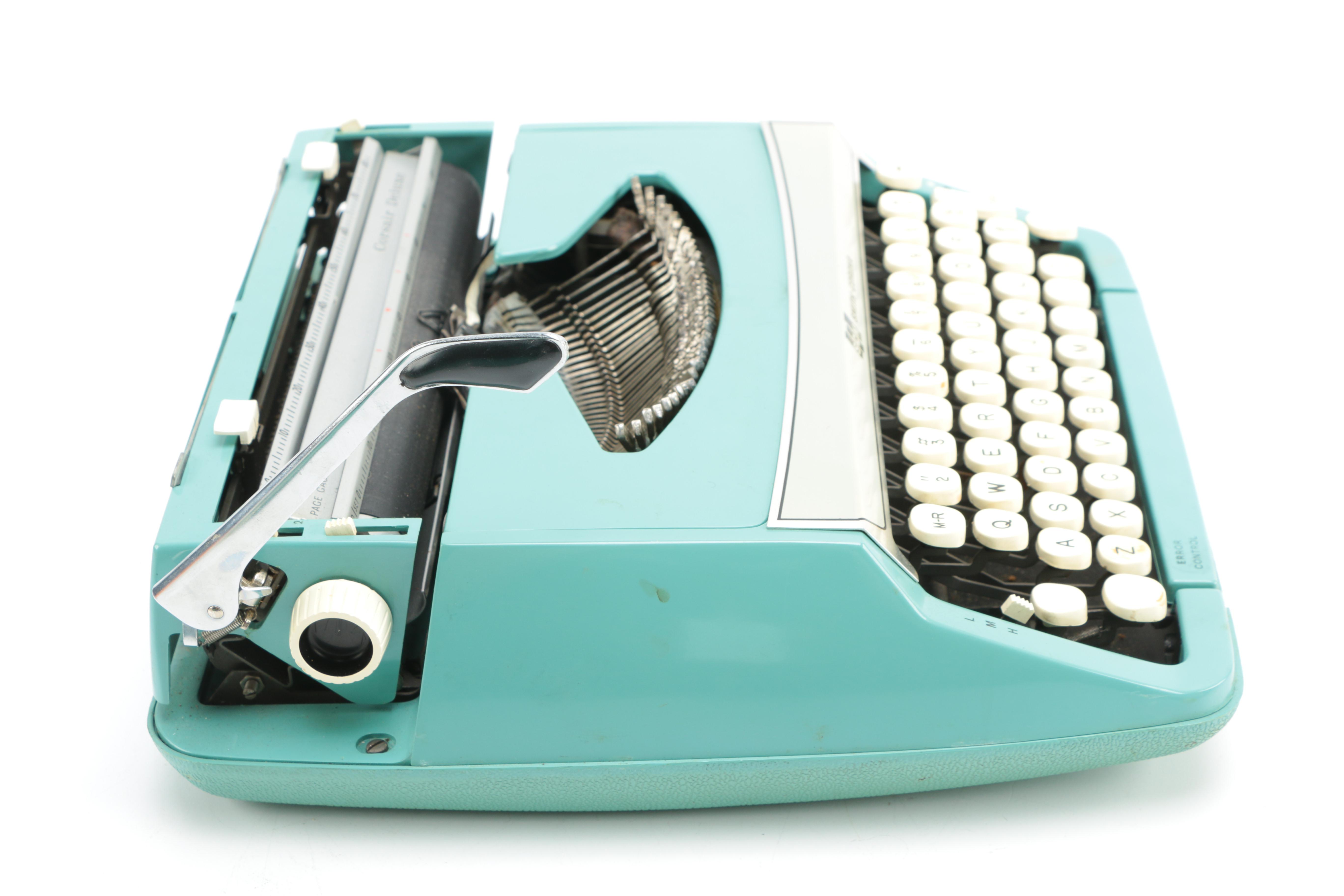 1960s-Era Smith-Corona Corsair Deluxe Portable Typewriter