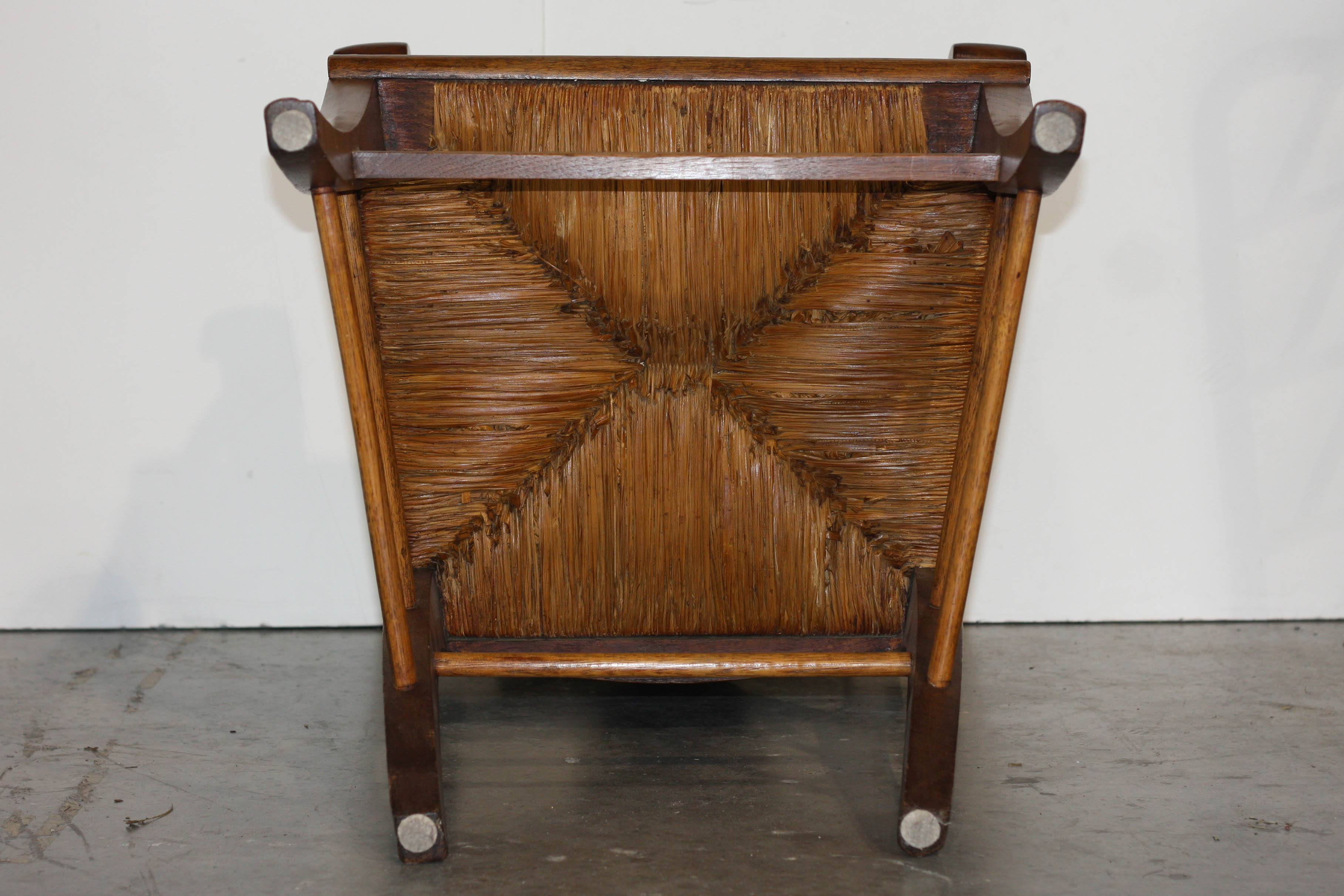 Vintage Fiddleback Armchair