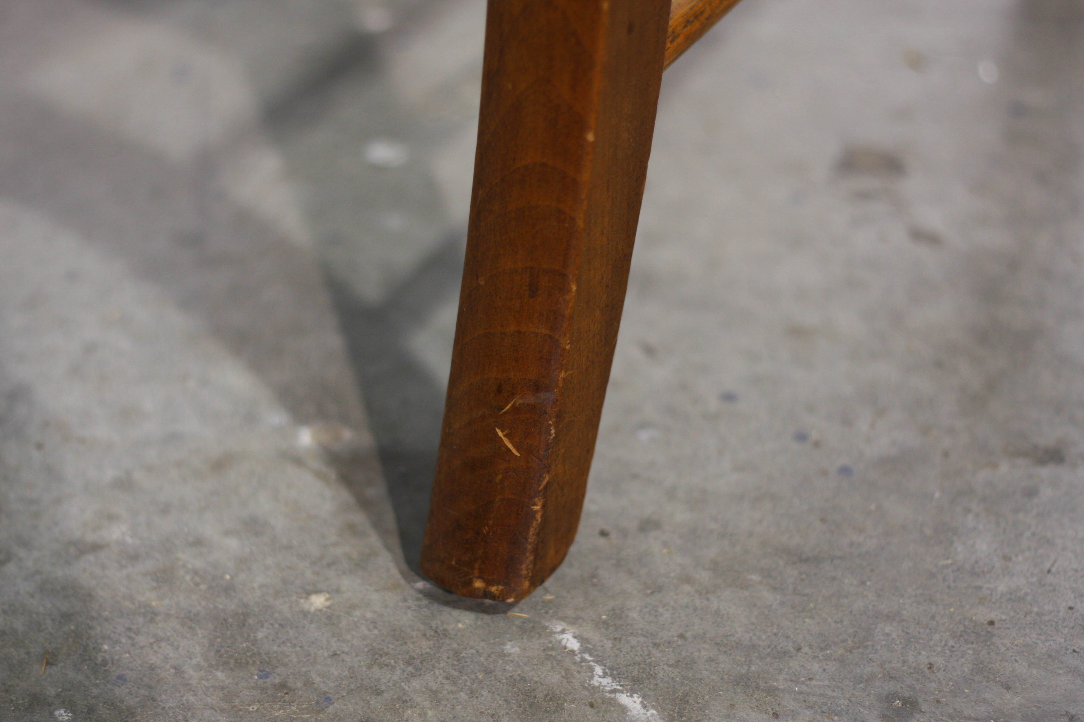 Vintage Fiddleback Armchair