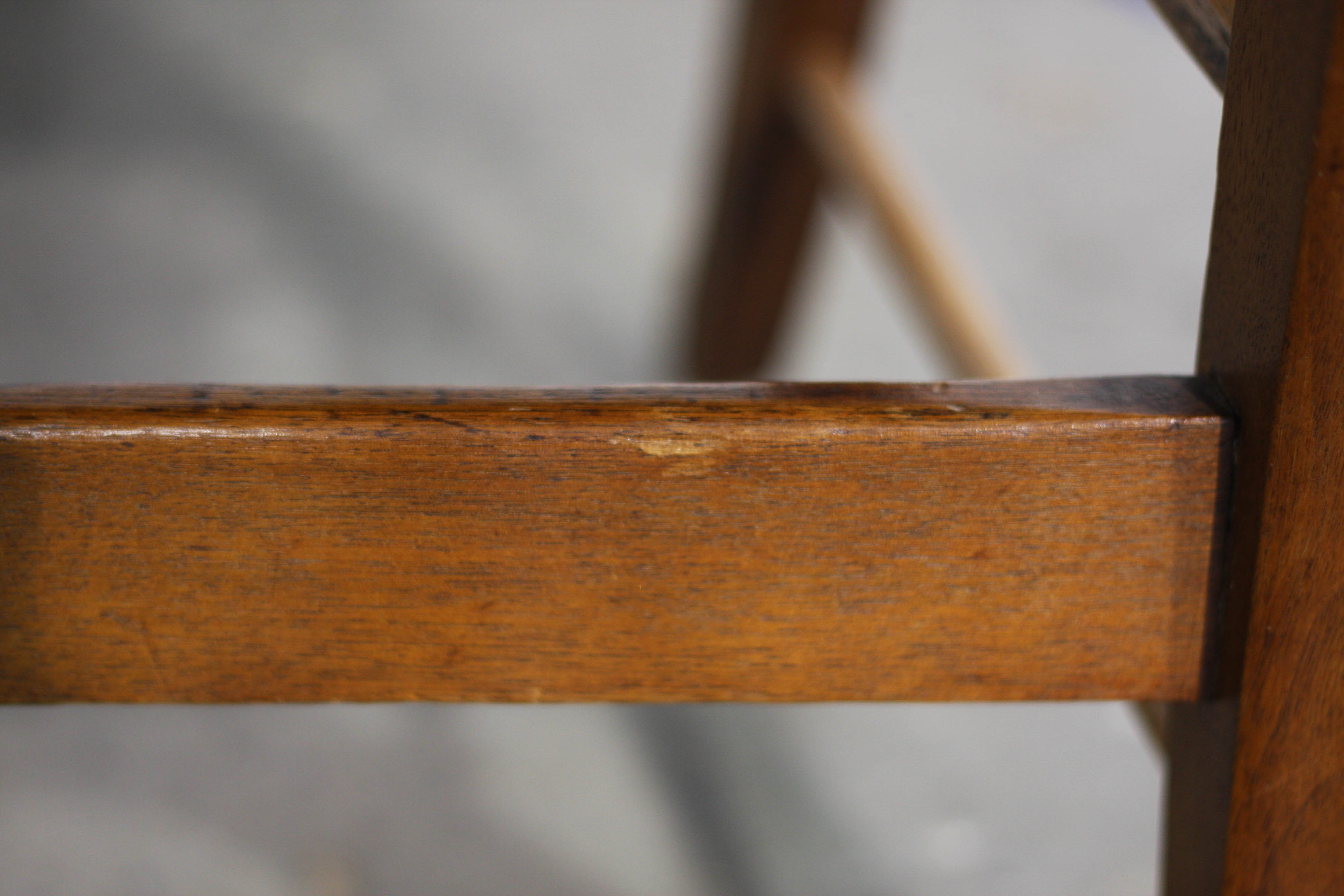 Vintage Fiddleback Armchair