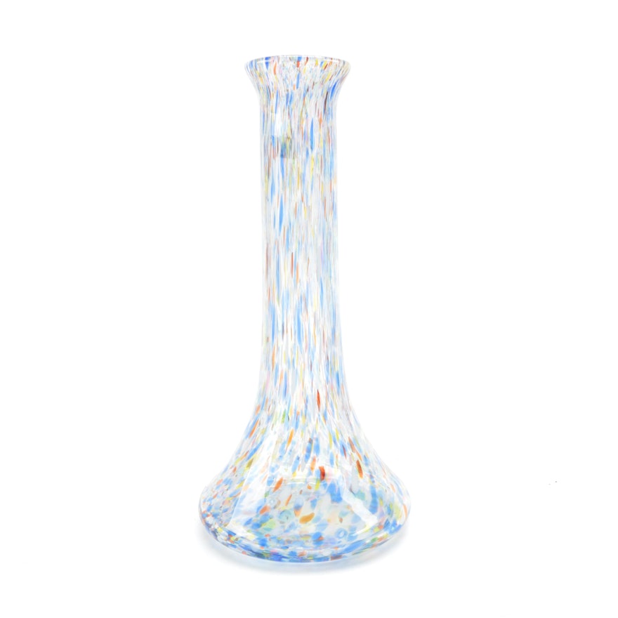 Multicolored Glass Vase