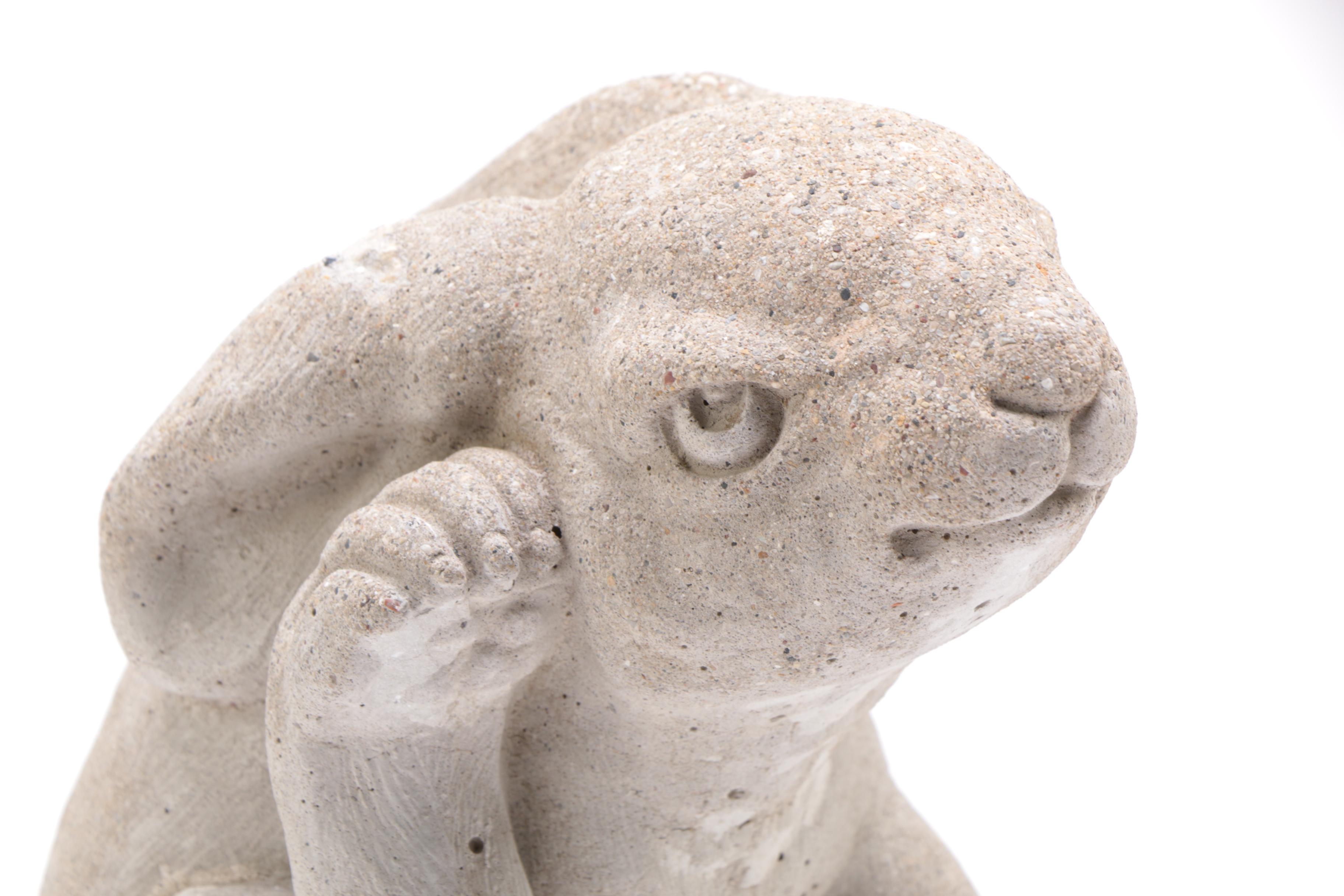 Concrete Rabbit Garden Statue