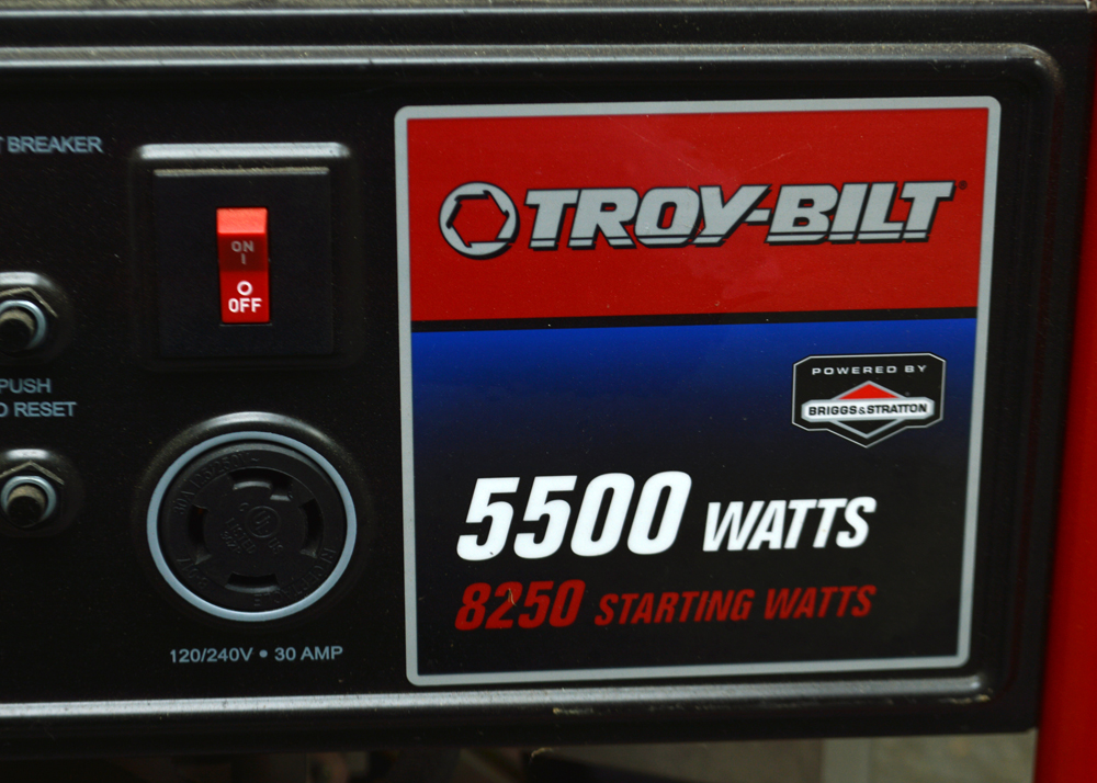 Troy Bilt 5500 Watt Generator