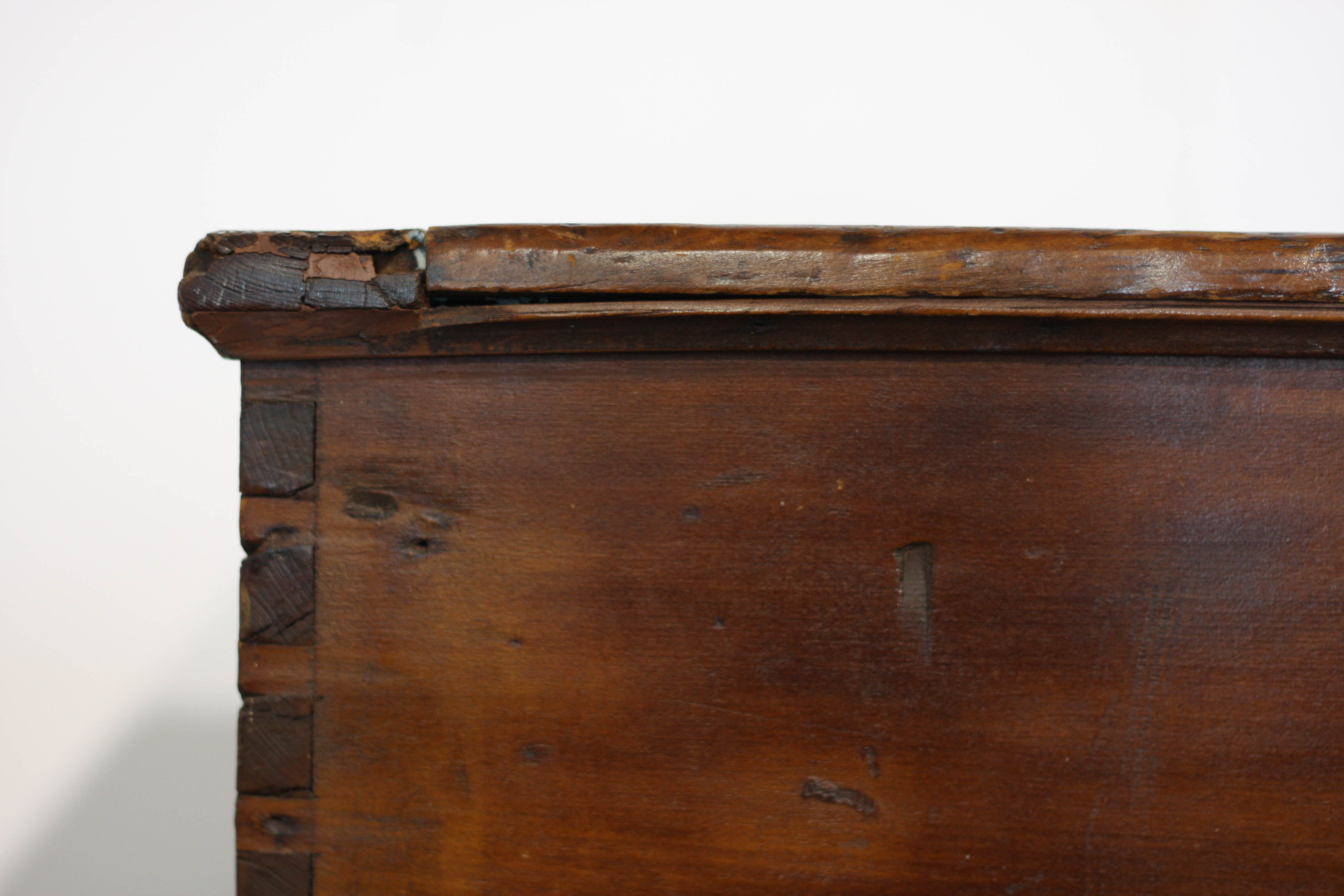 Antique Southern Pine Chest on Stand