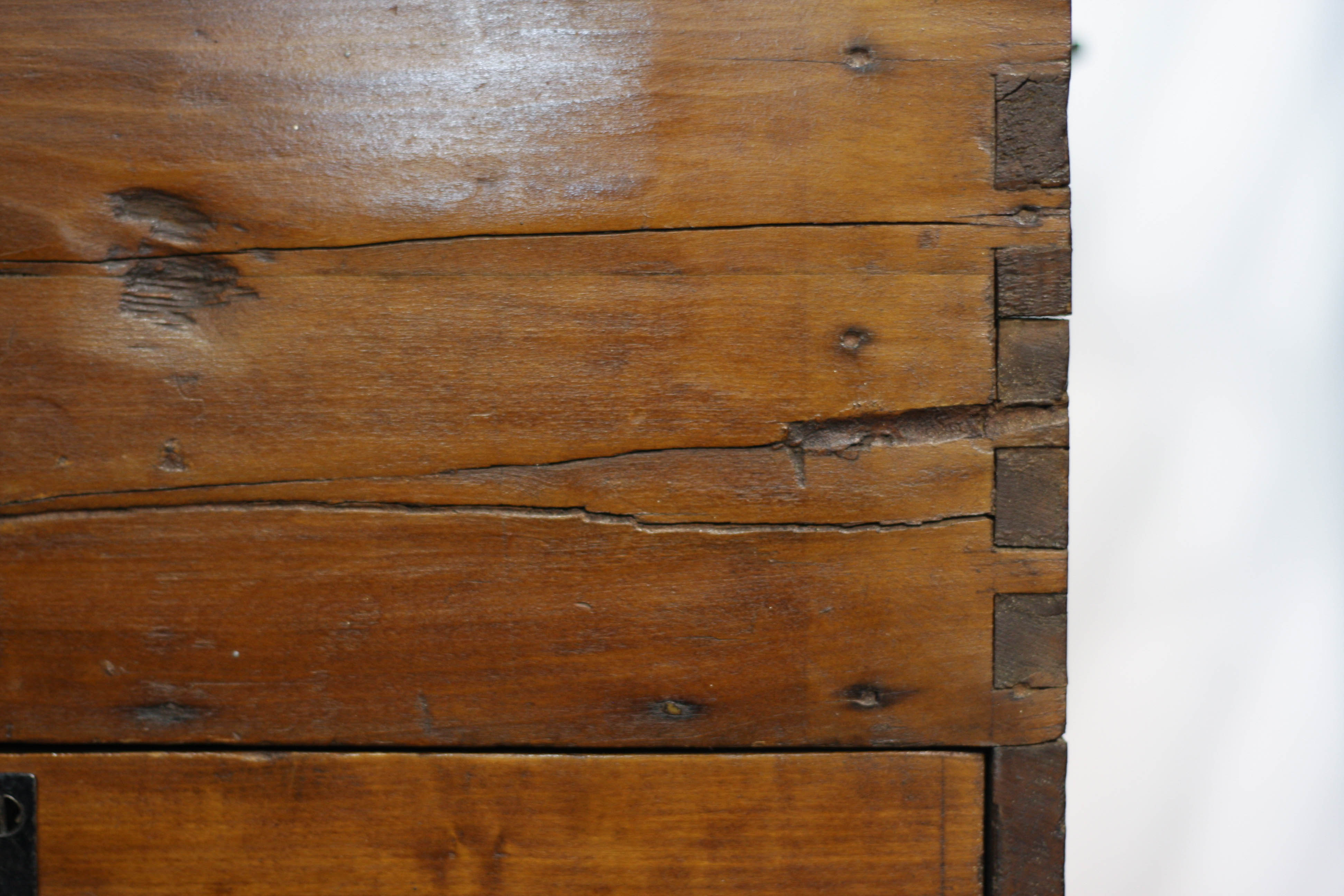 Antique Southern Pine Chest on Stand