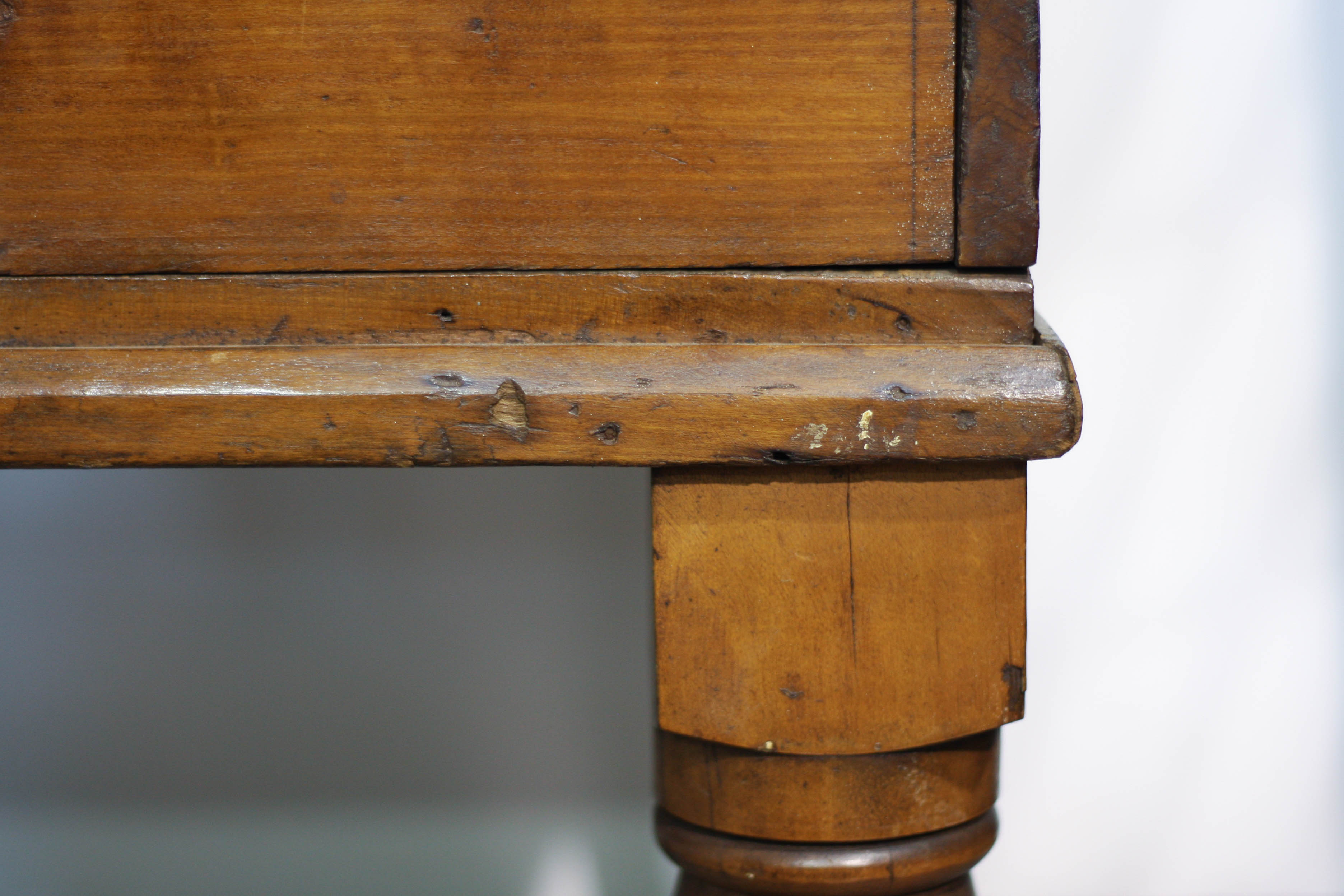 Antique Southern Pine Chest on Stand