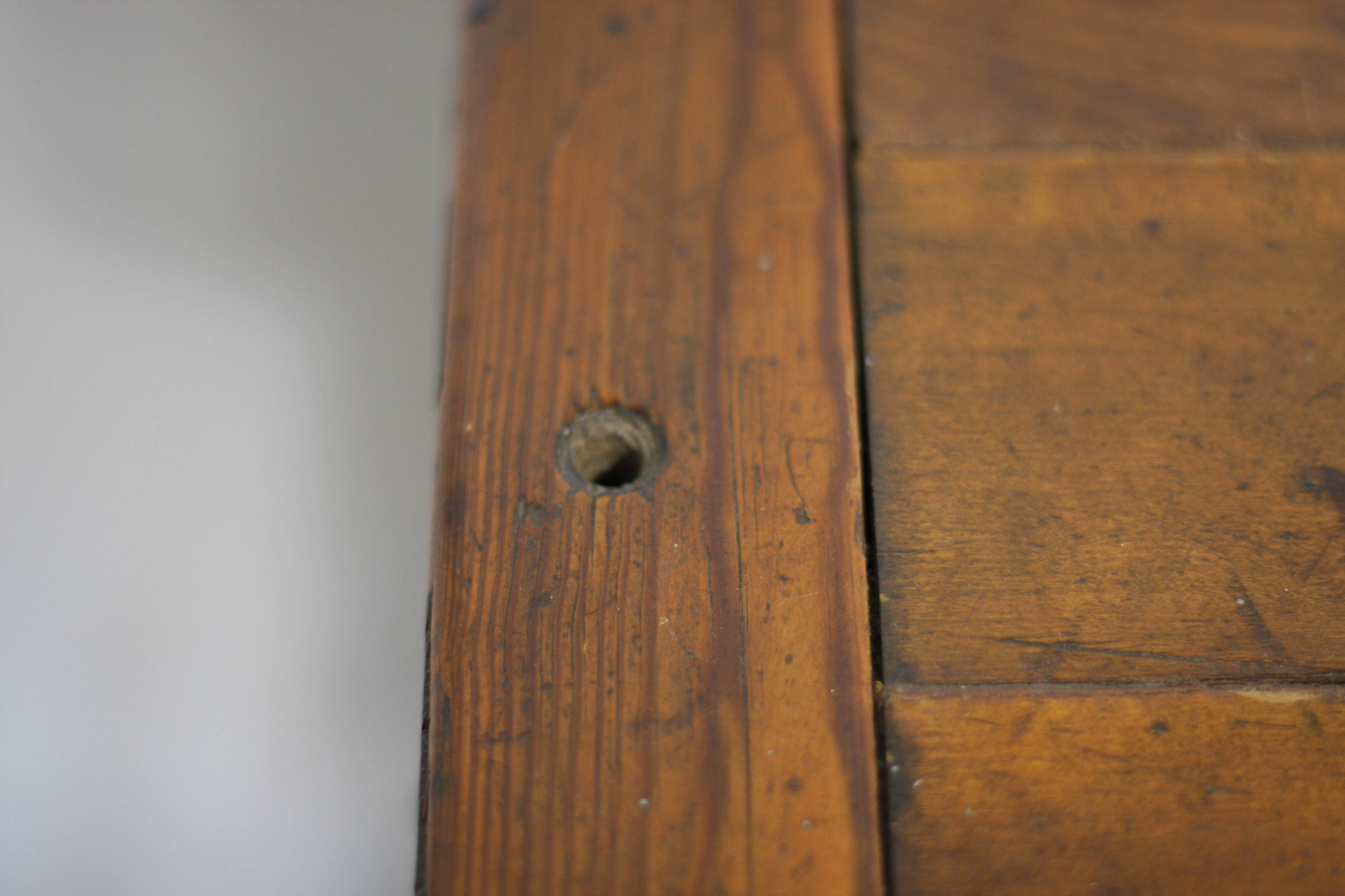 Antique Southern Pine Chest on Stand