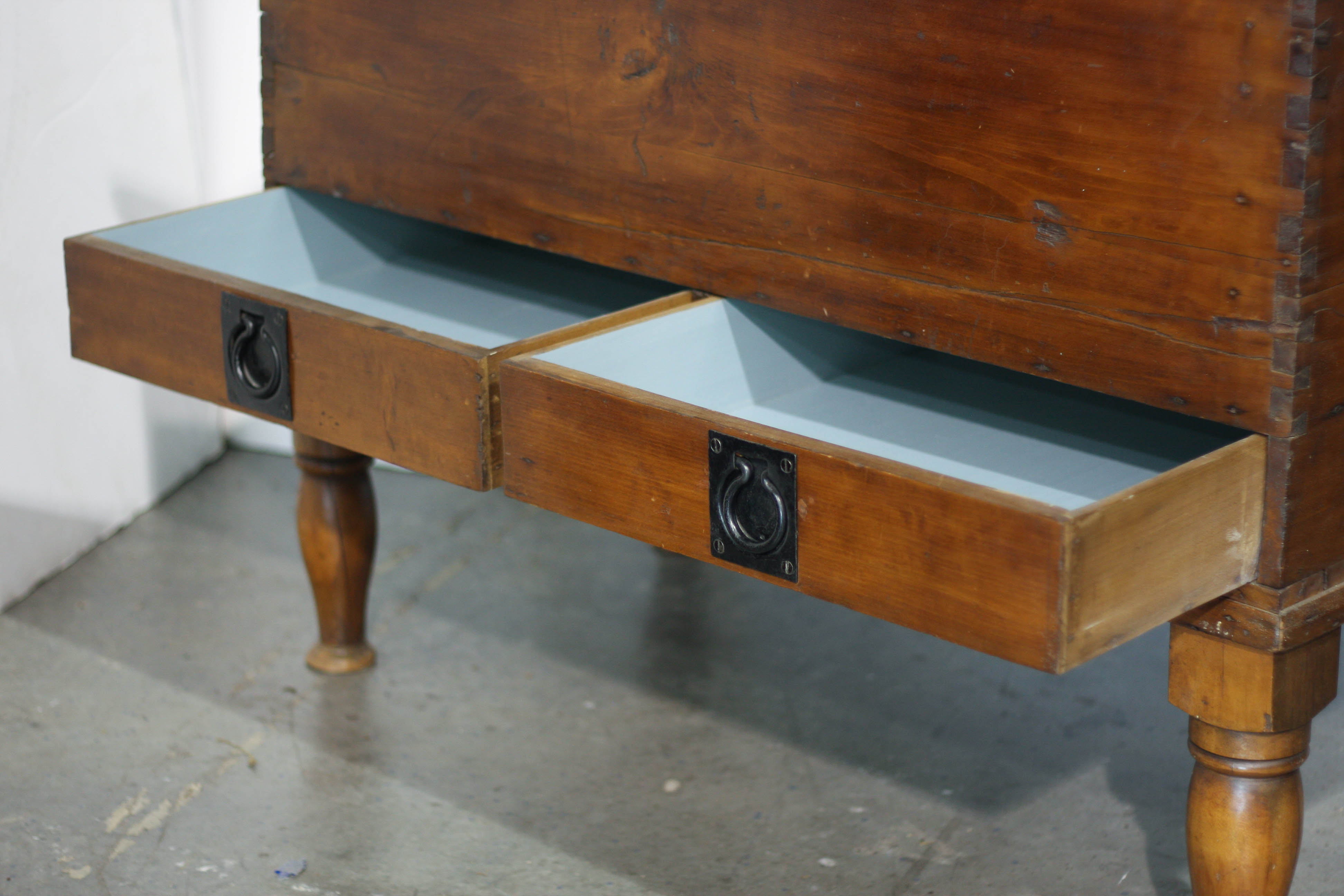 Antique Southern Pine Chest on Stand