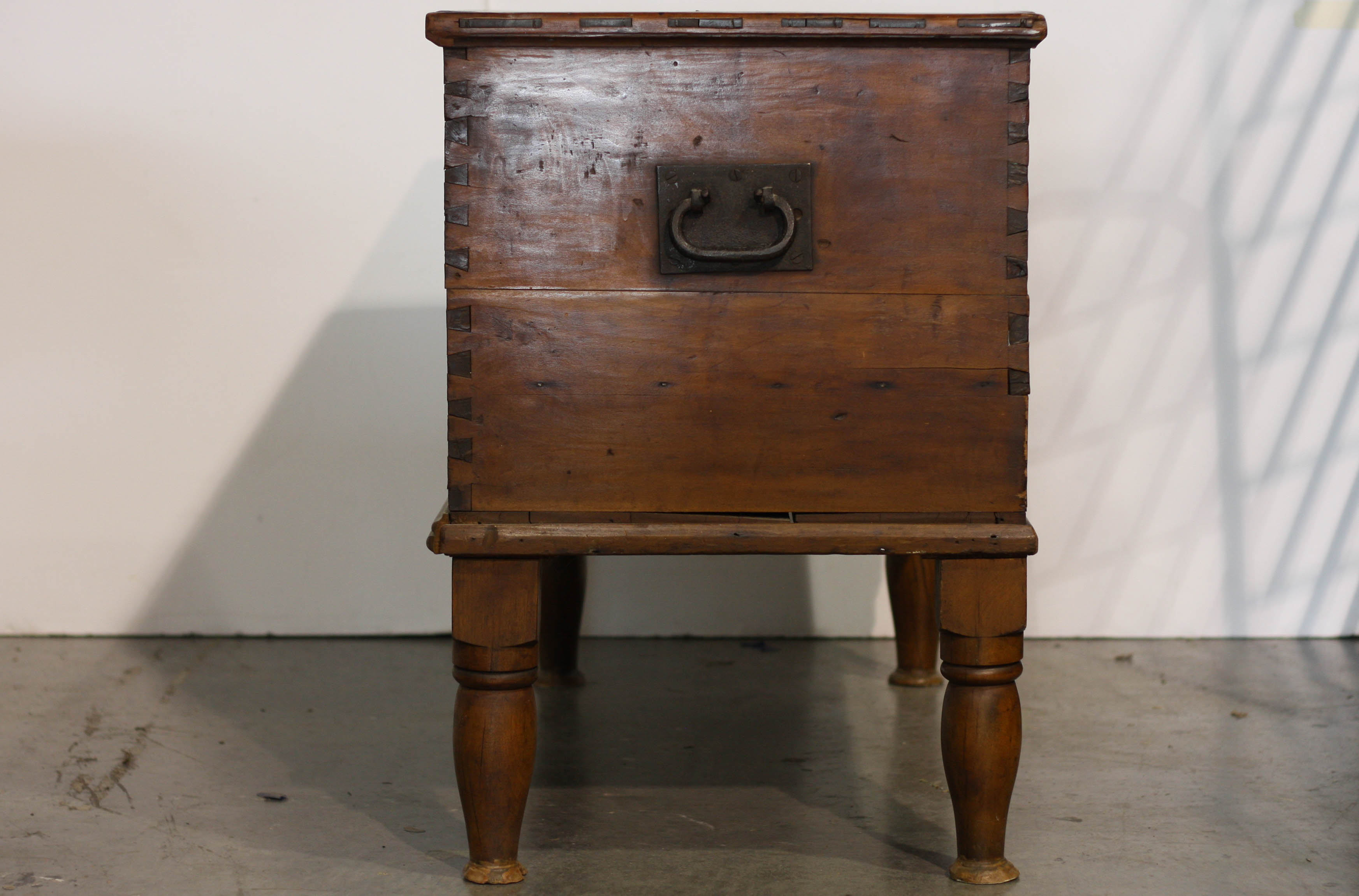 Antique Southern Pine Chest on Stand