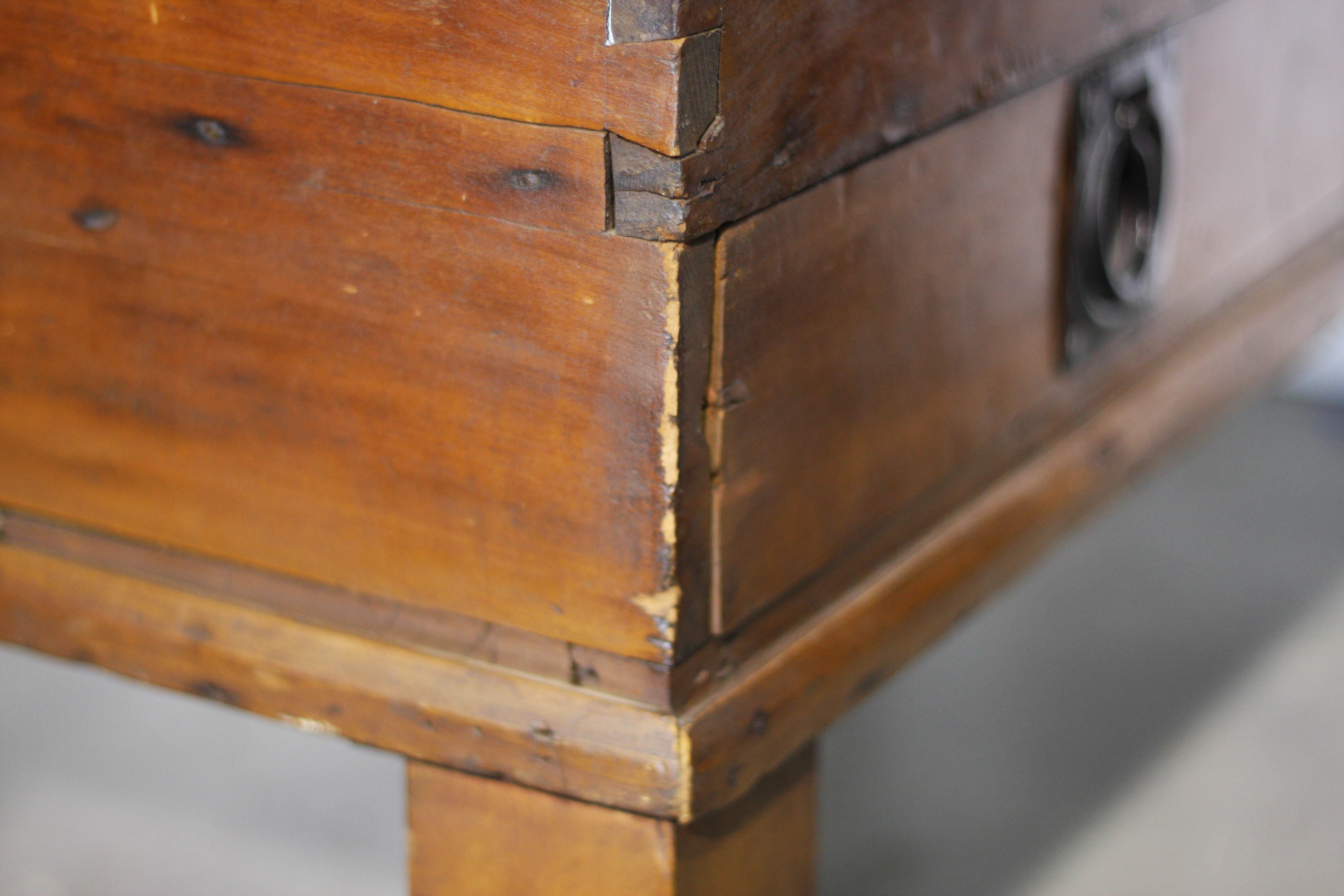 Antique Southern Pine Chest on Stand
