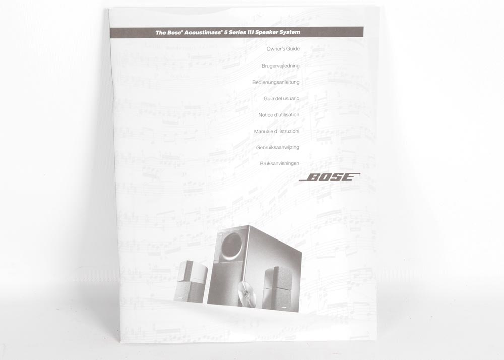 Bose Acoustimass 5 Series III Speaker System