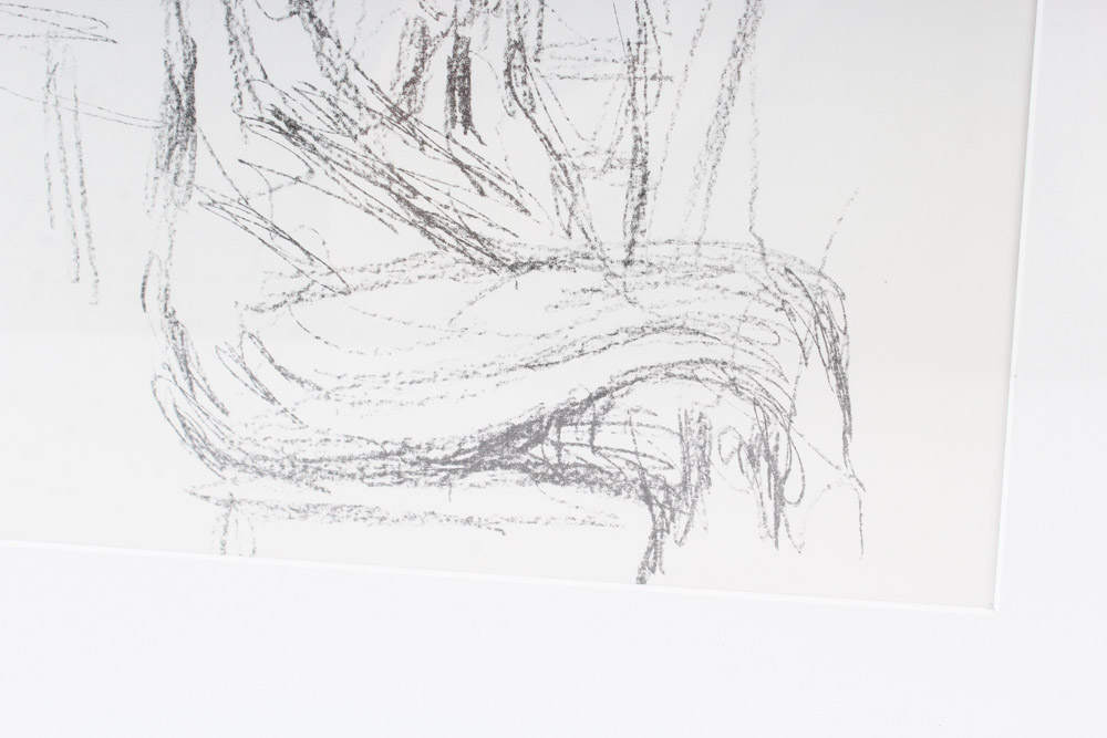 "Derrière le Miroir" Lithograph of Alberto Giacometti's "Nude 151"