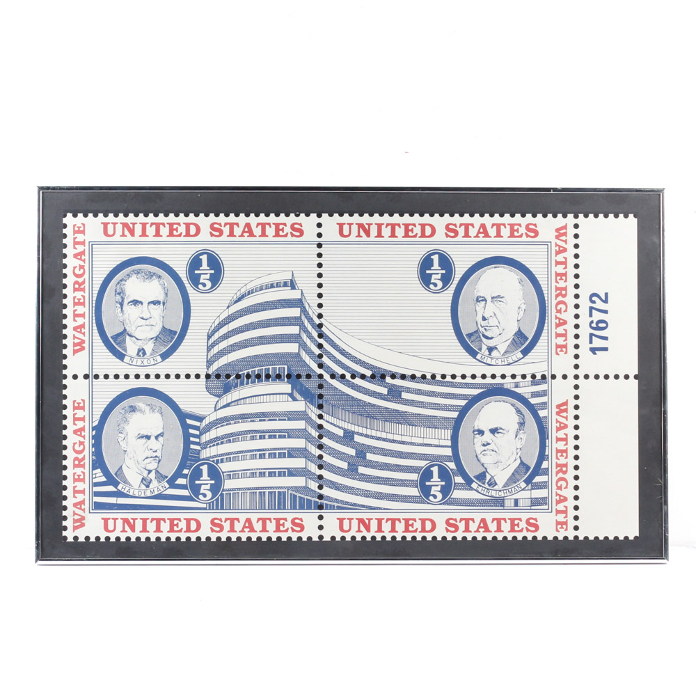Gale Wagner Lithograph "Watergate"