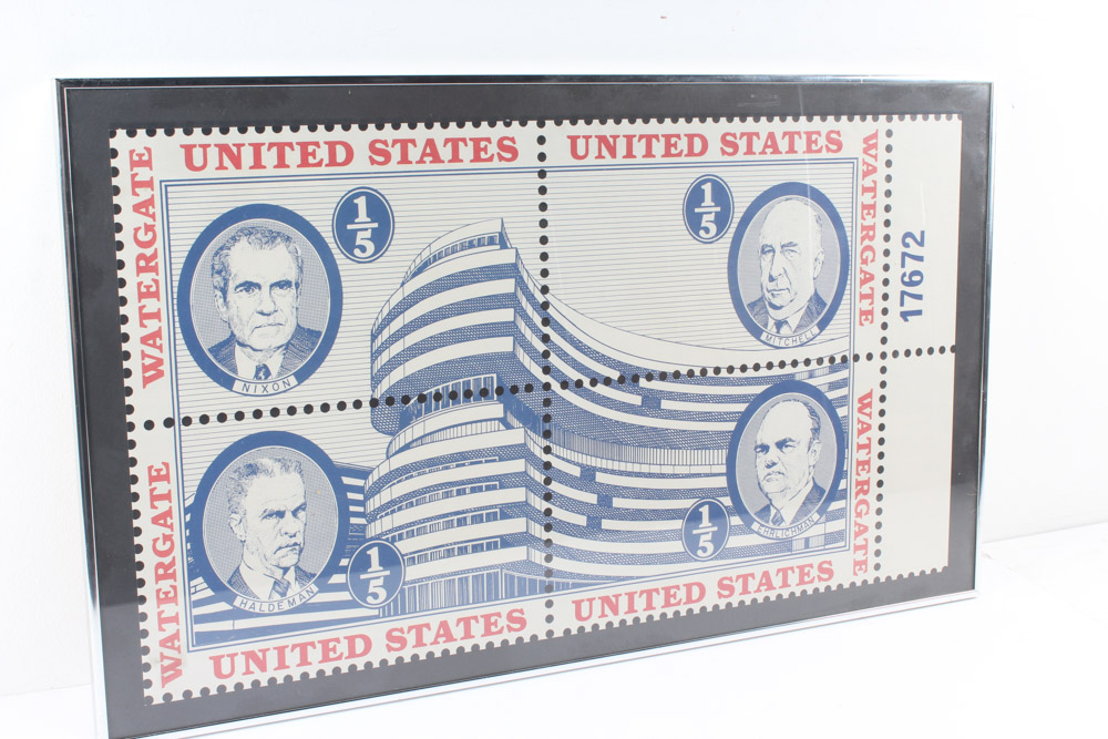 Gale Wagner Lithograph "Watergate"