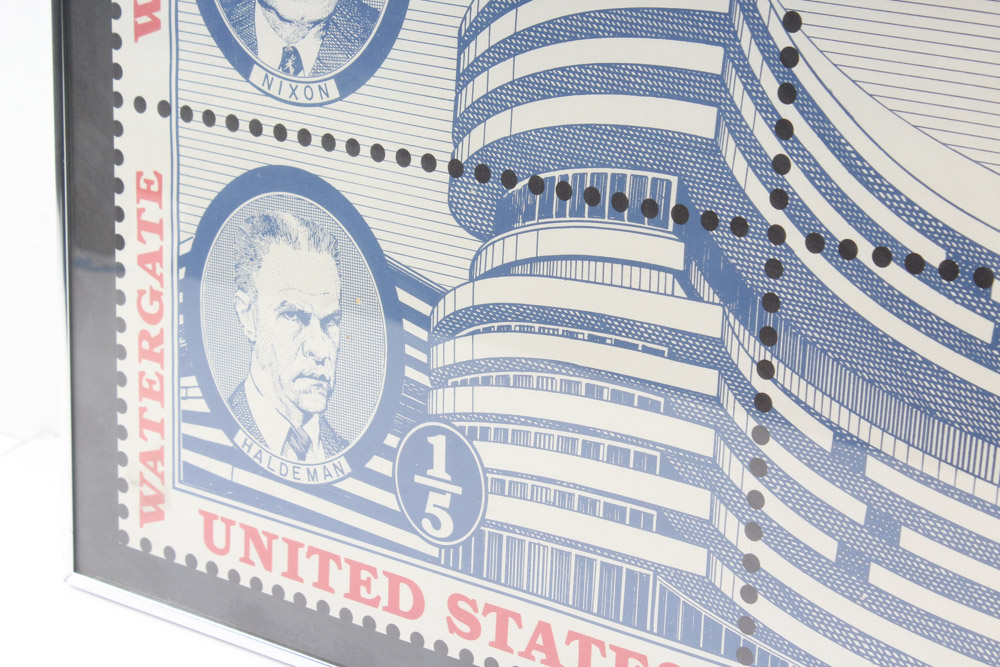 Gale Wagner Lithograph "Watergate"