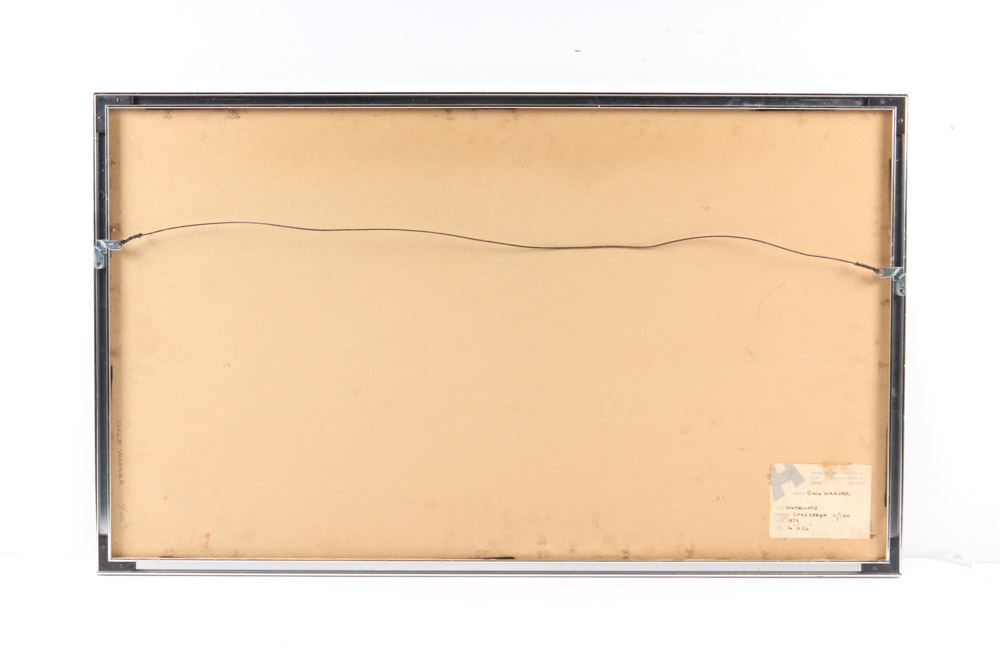 Gale Wagner Lithograph "Watergate"