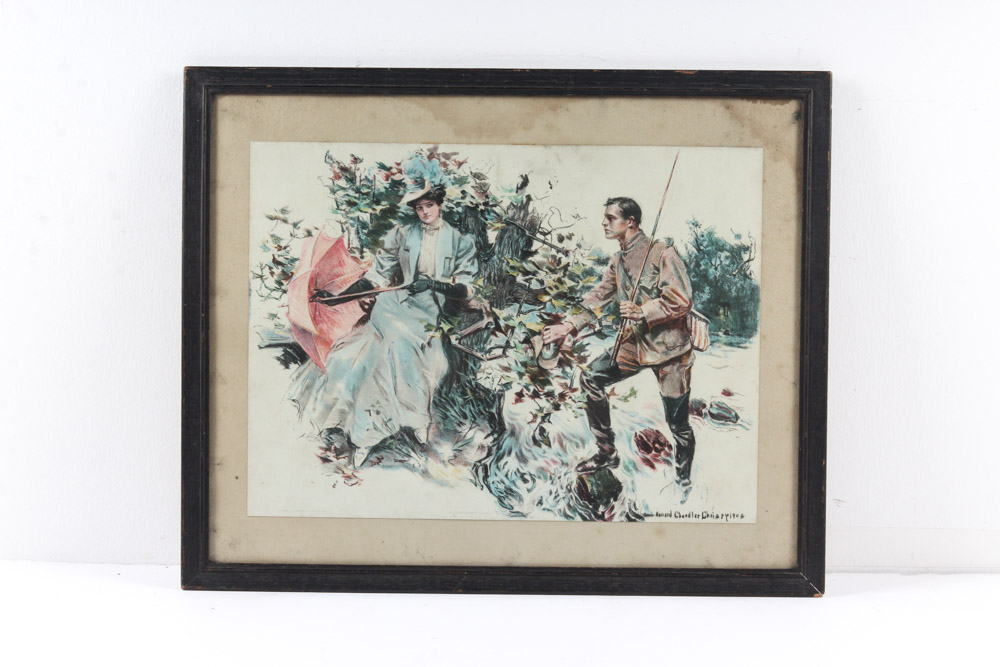 After Maurice Legendre and Howard Chandler Christy Offset Lithographs