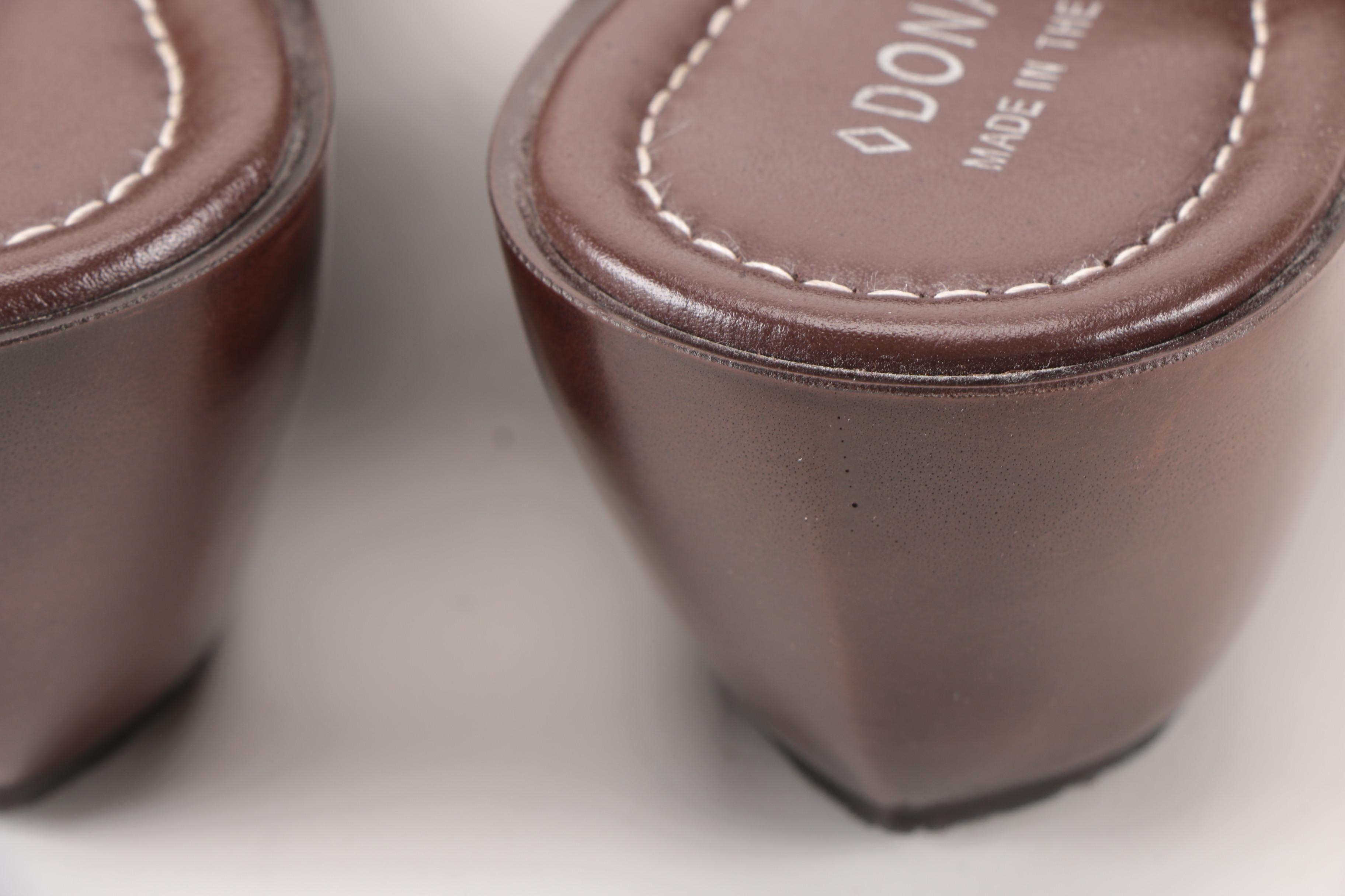 Donald J Pliner Camara Peace Symbol Suede Sandals