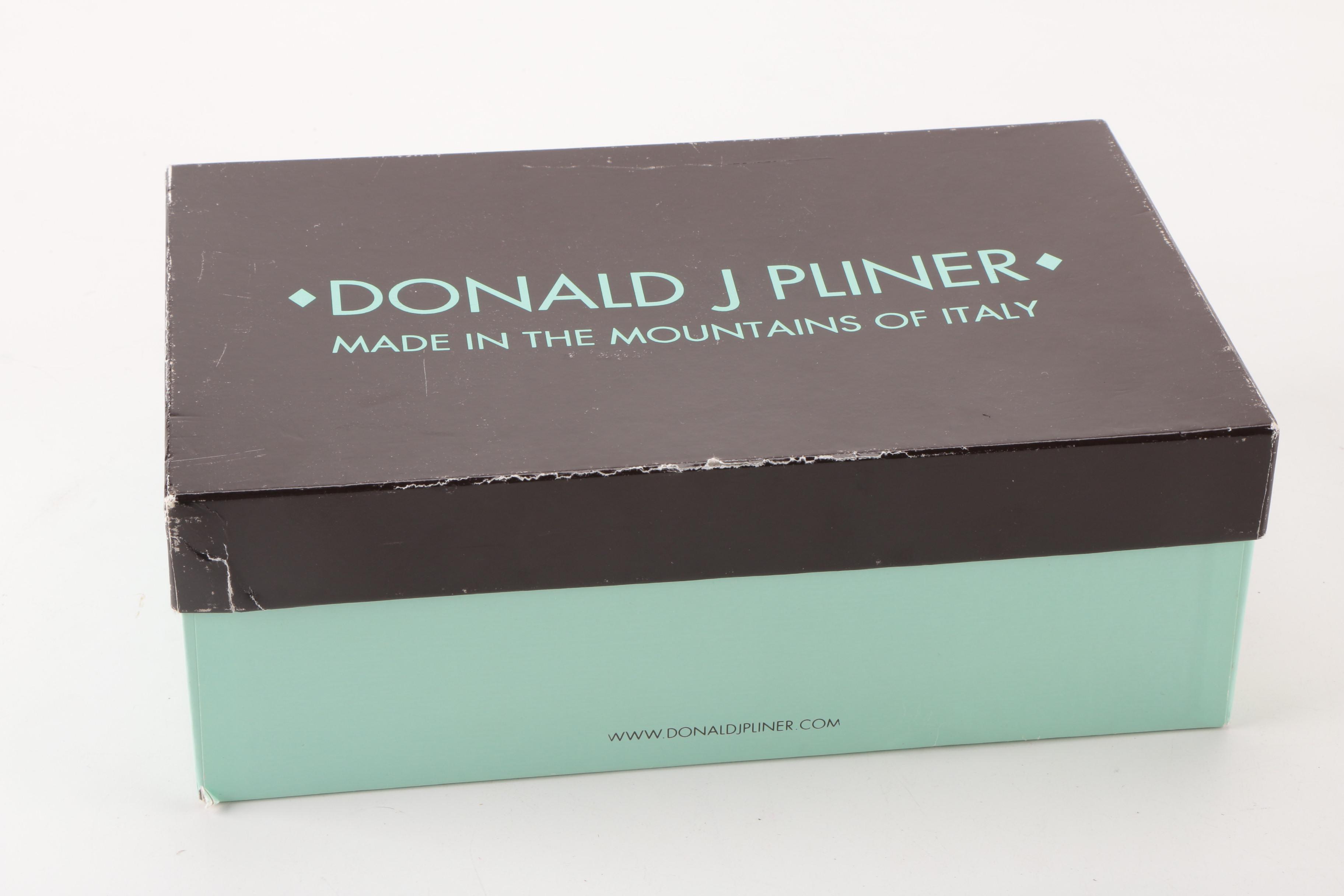 Donald J Pliner Camara Peace Symbol Suede Sandals