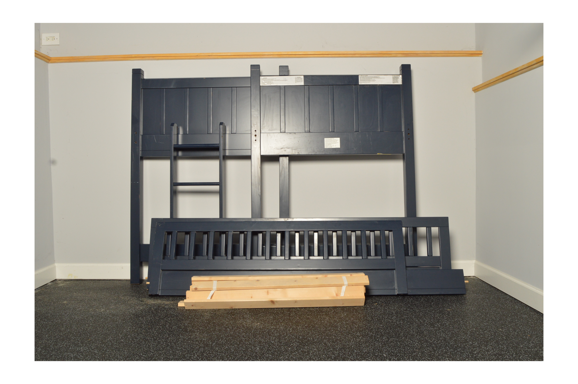 Pottery Barn Kids Navy "Camp" Loft Bed