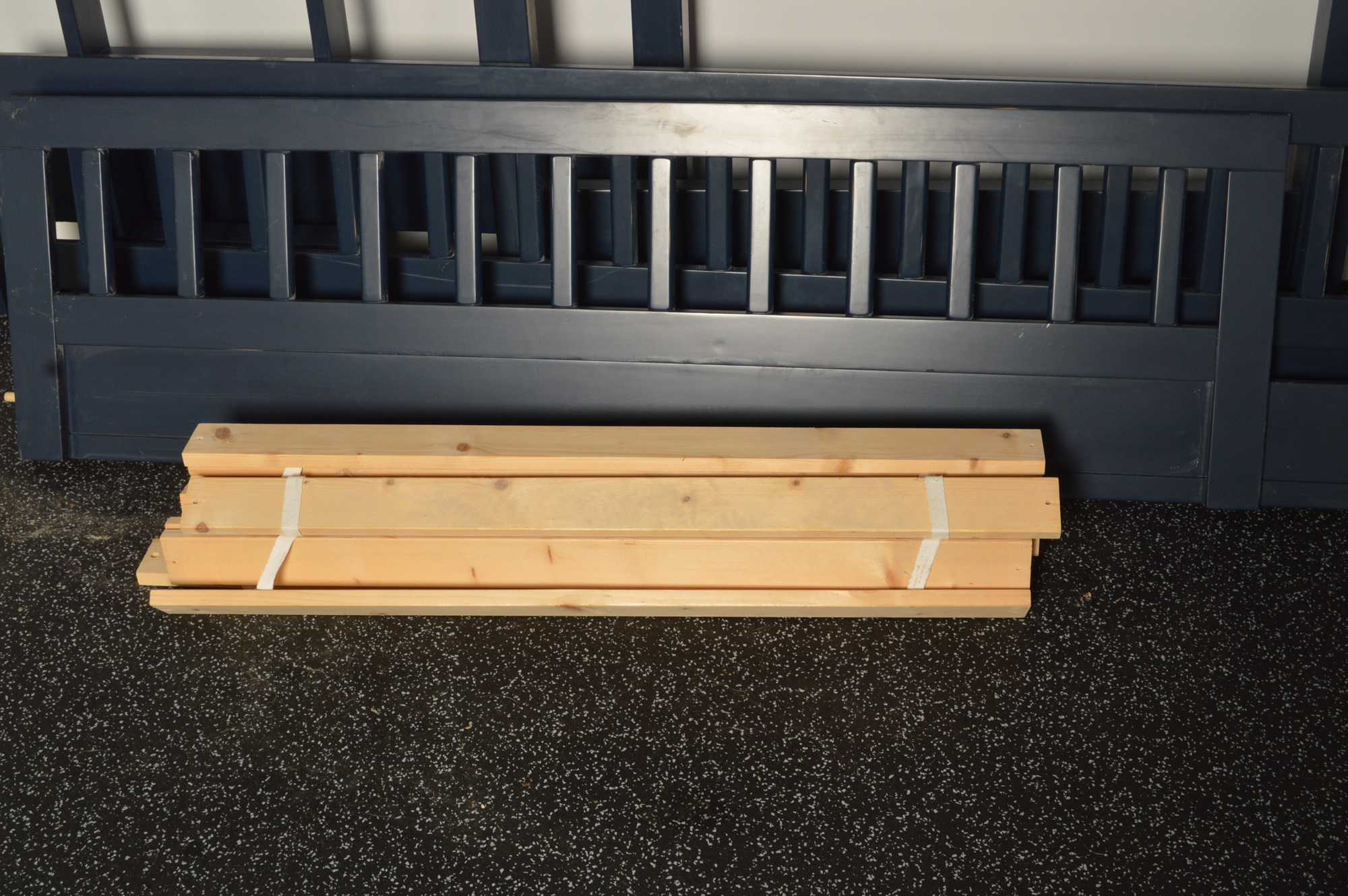 Pottery Barn Kids Navy "Camp" Loft Bed