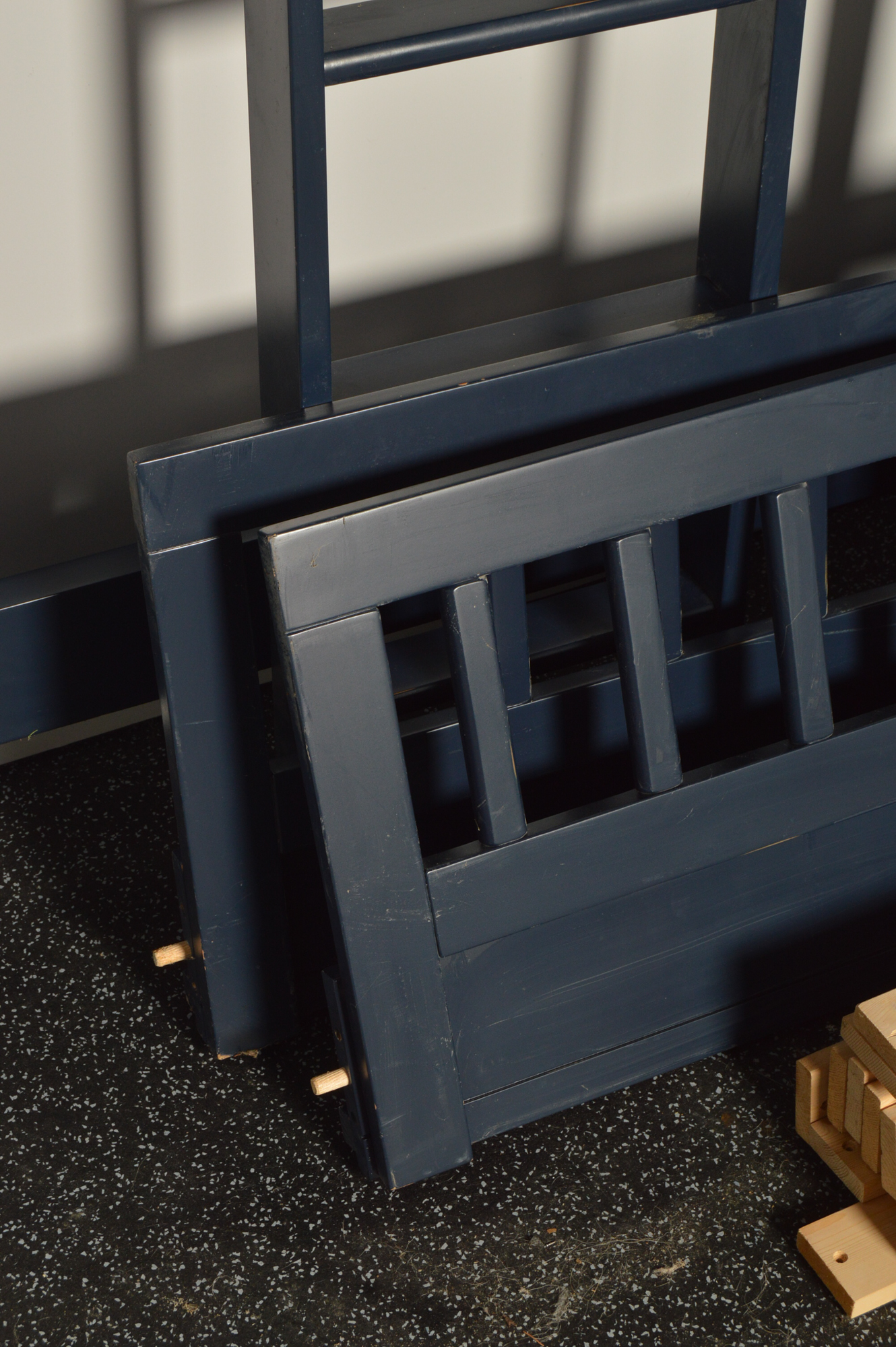 Pottery Barn Kids Navy "Camp" Loft Bed