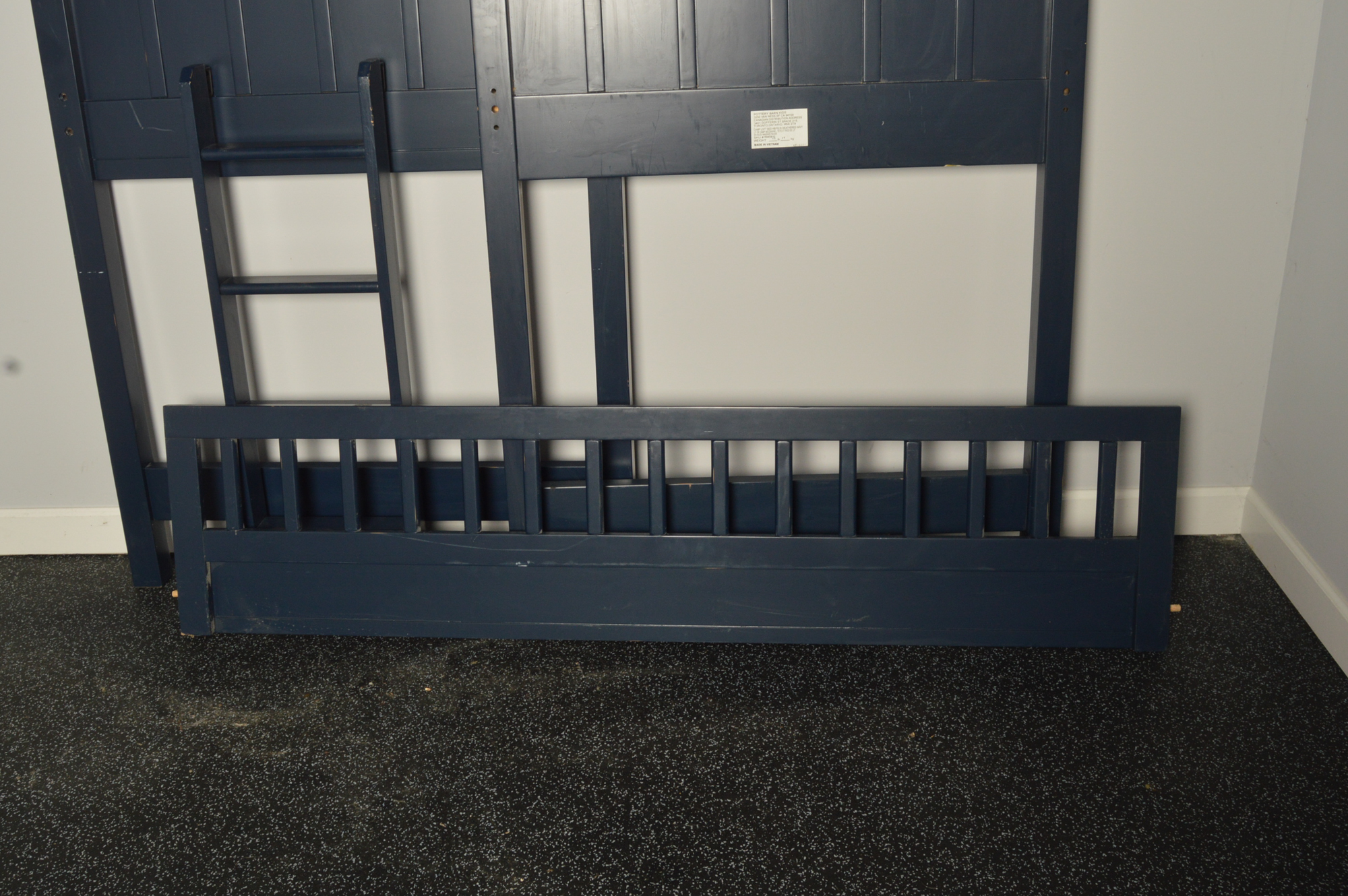 Pottery Barn Kids Navy "Camp" Loft Bed