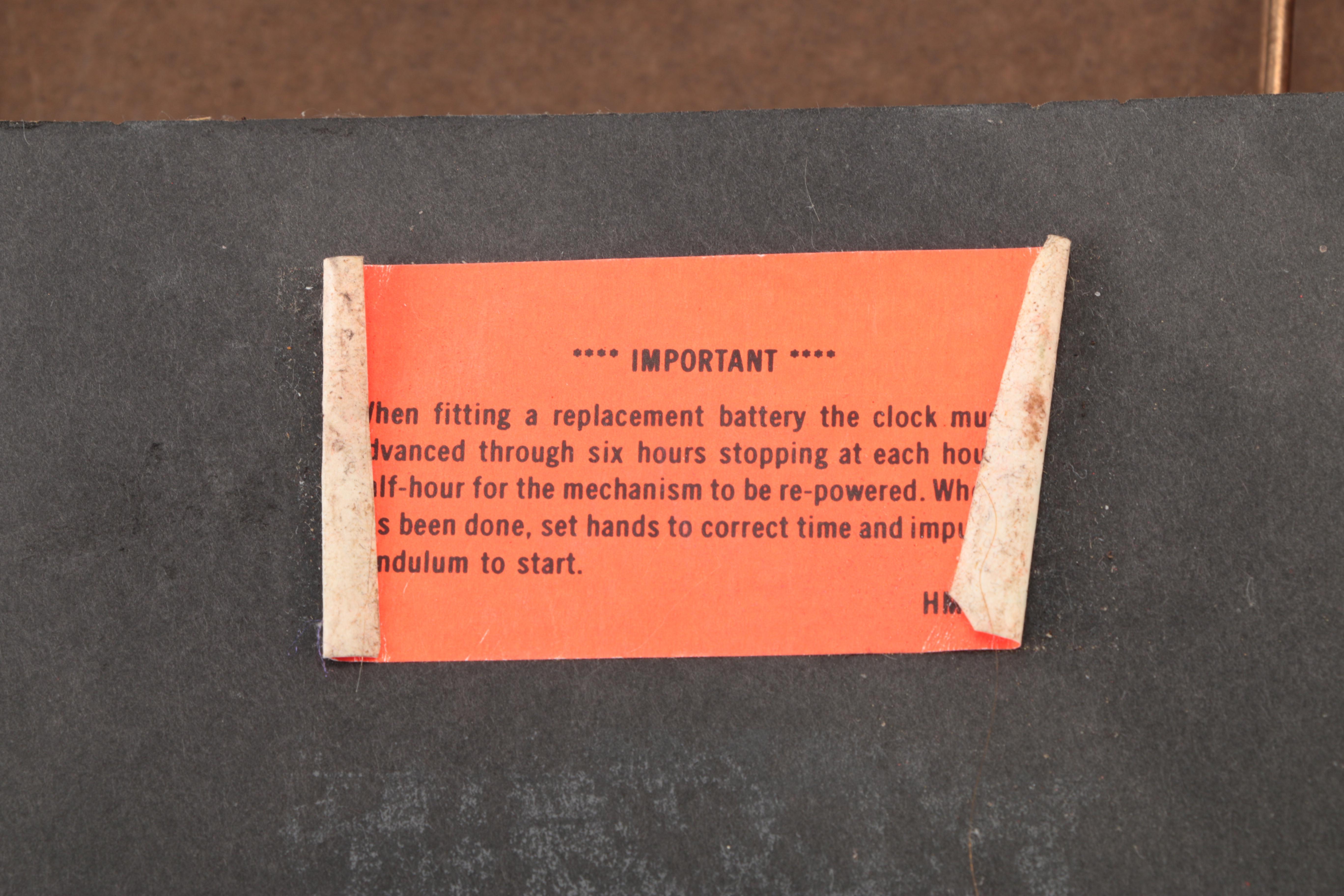 Verichron Regulator Battery Powered Pendulum Wall Clock