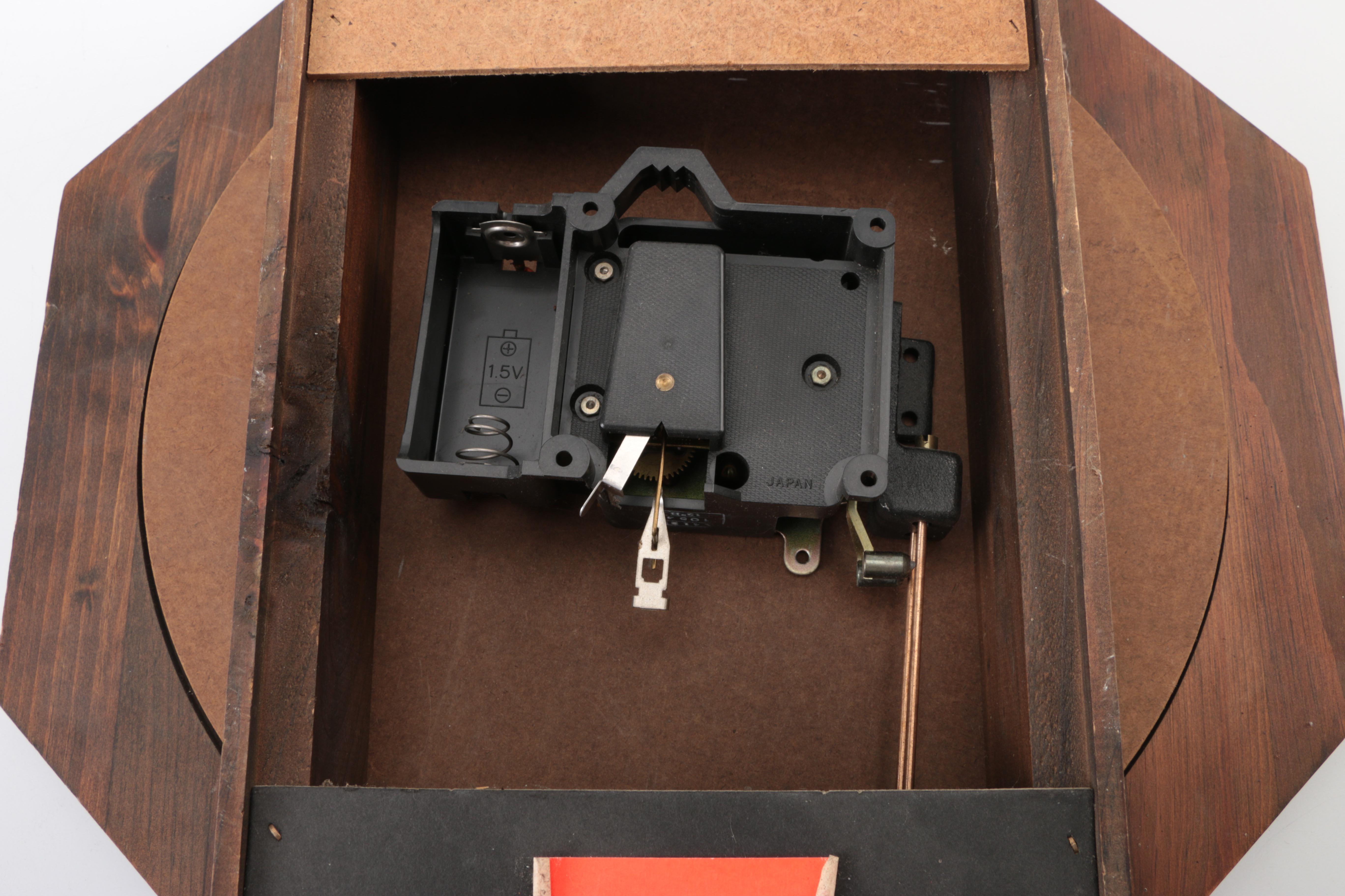 Verichron Regulator Battery Powered Pendulum Wall Clock