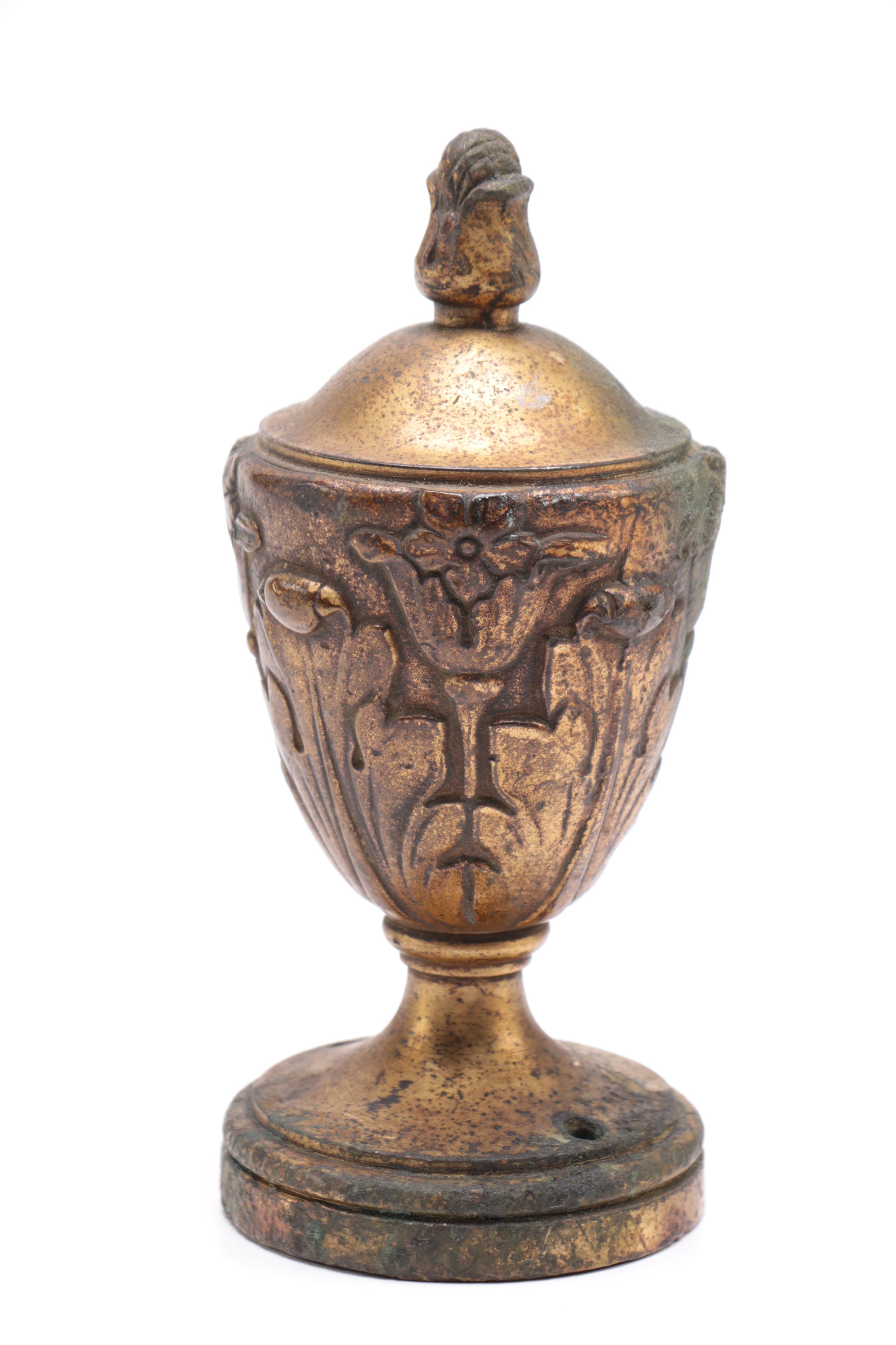 Brass Chalice and Covered Jar