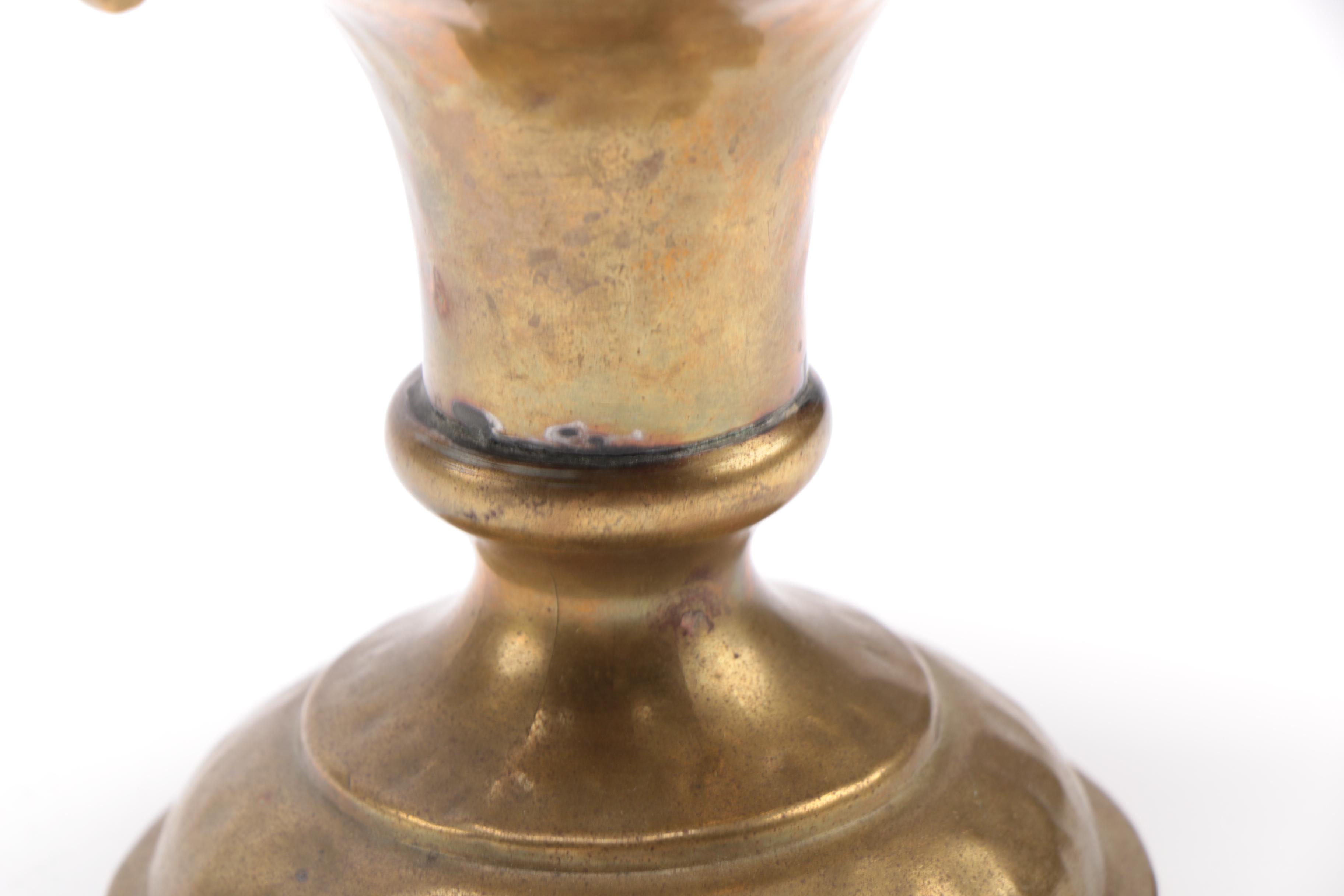 Brass Chalice and Covered Jar