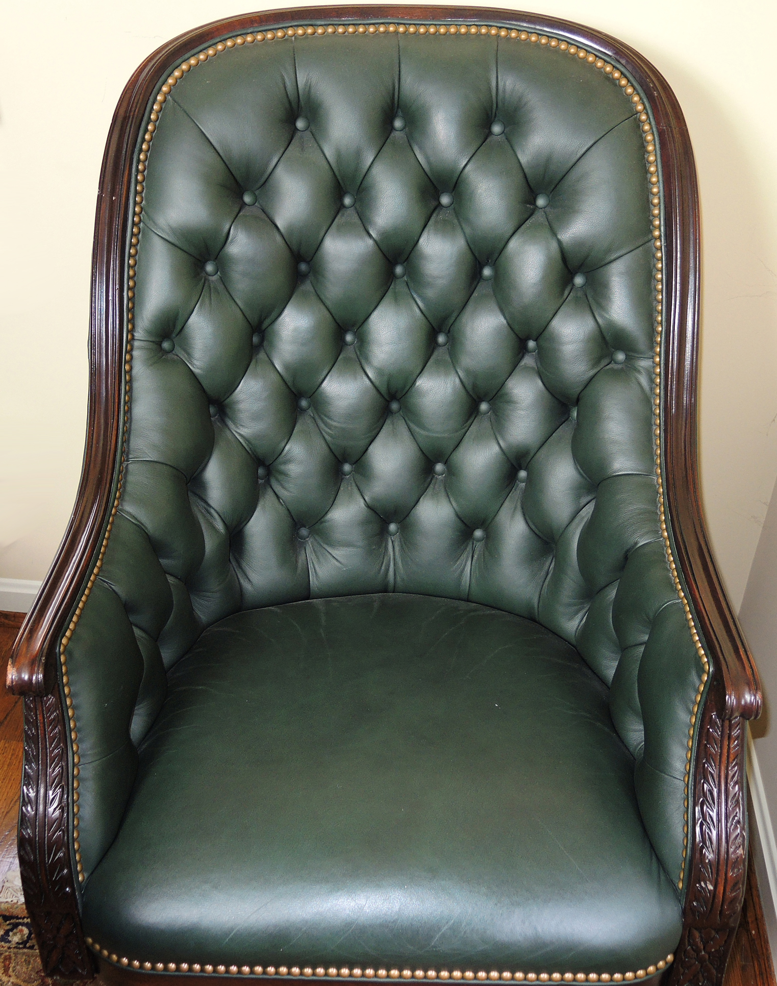 Hancock & Moore Tivoli Tufted Leather Office Chair