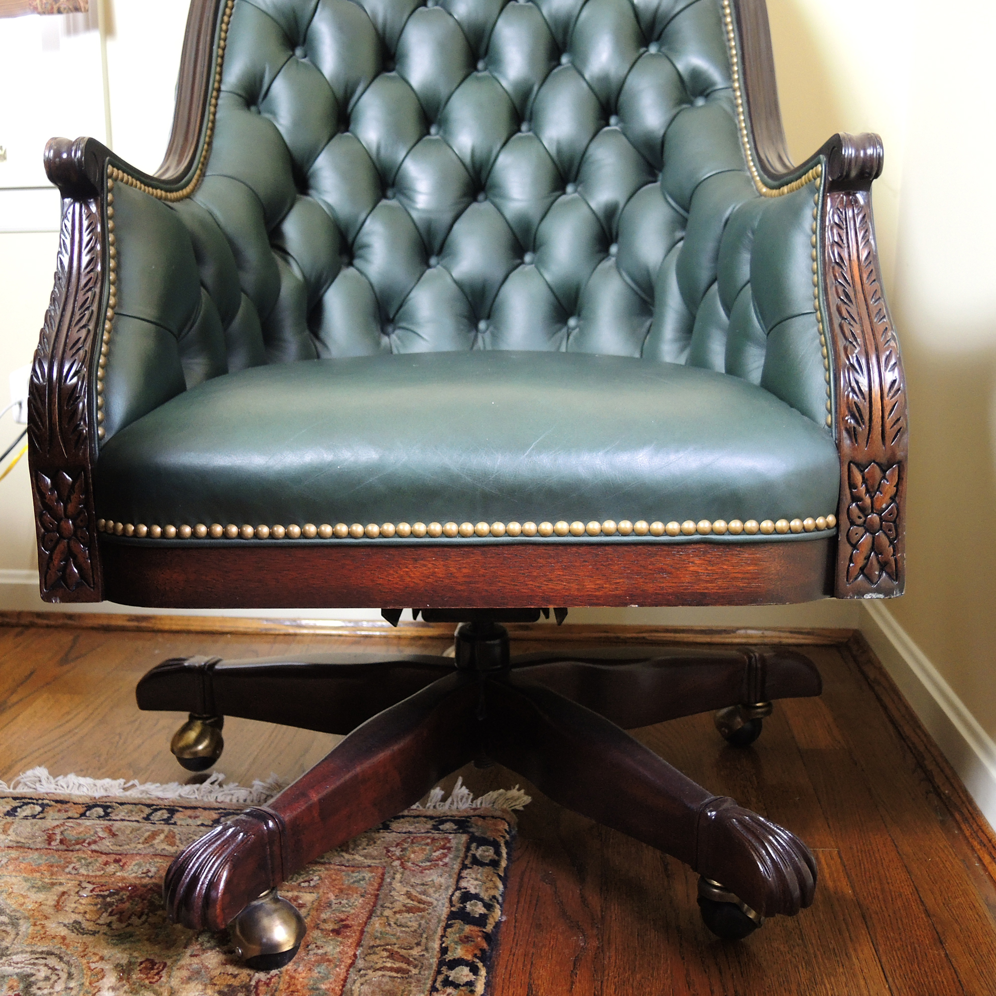Hancock & Moore Tivoli Tufted Leather Office Chair