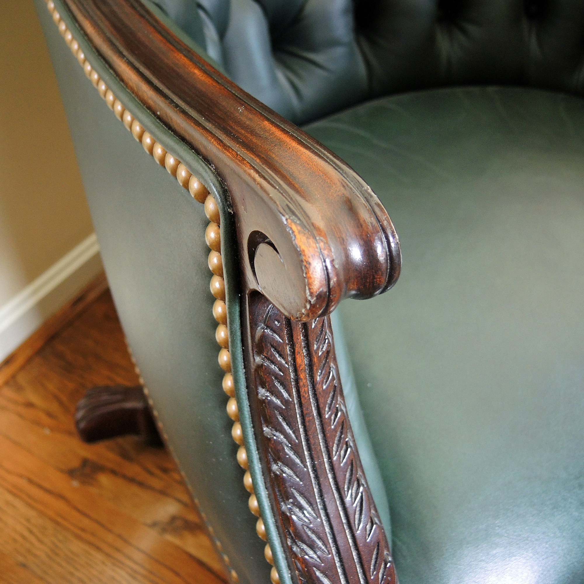 Hancock & Moore Tivoli Tufted Leather Office Chair