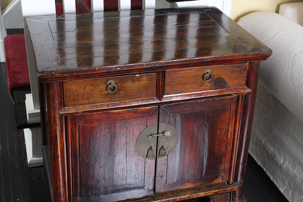 Vintage Chinese Elm Side Cabinet