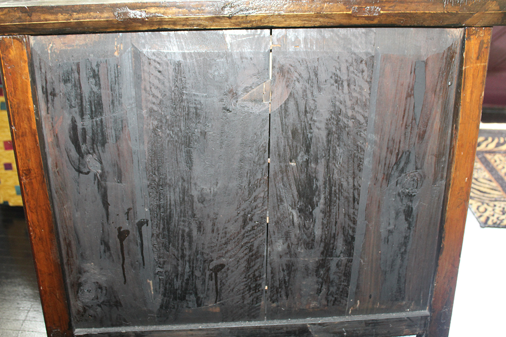 Vintage Chinese Elm Side Cabinet