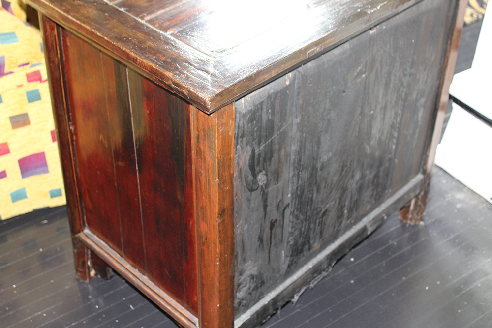 Vintage Chinese Elm Side Cabinet