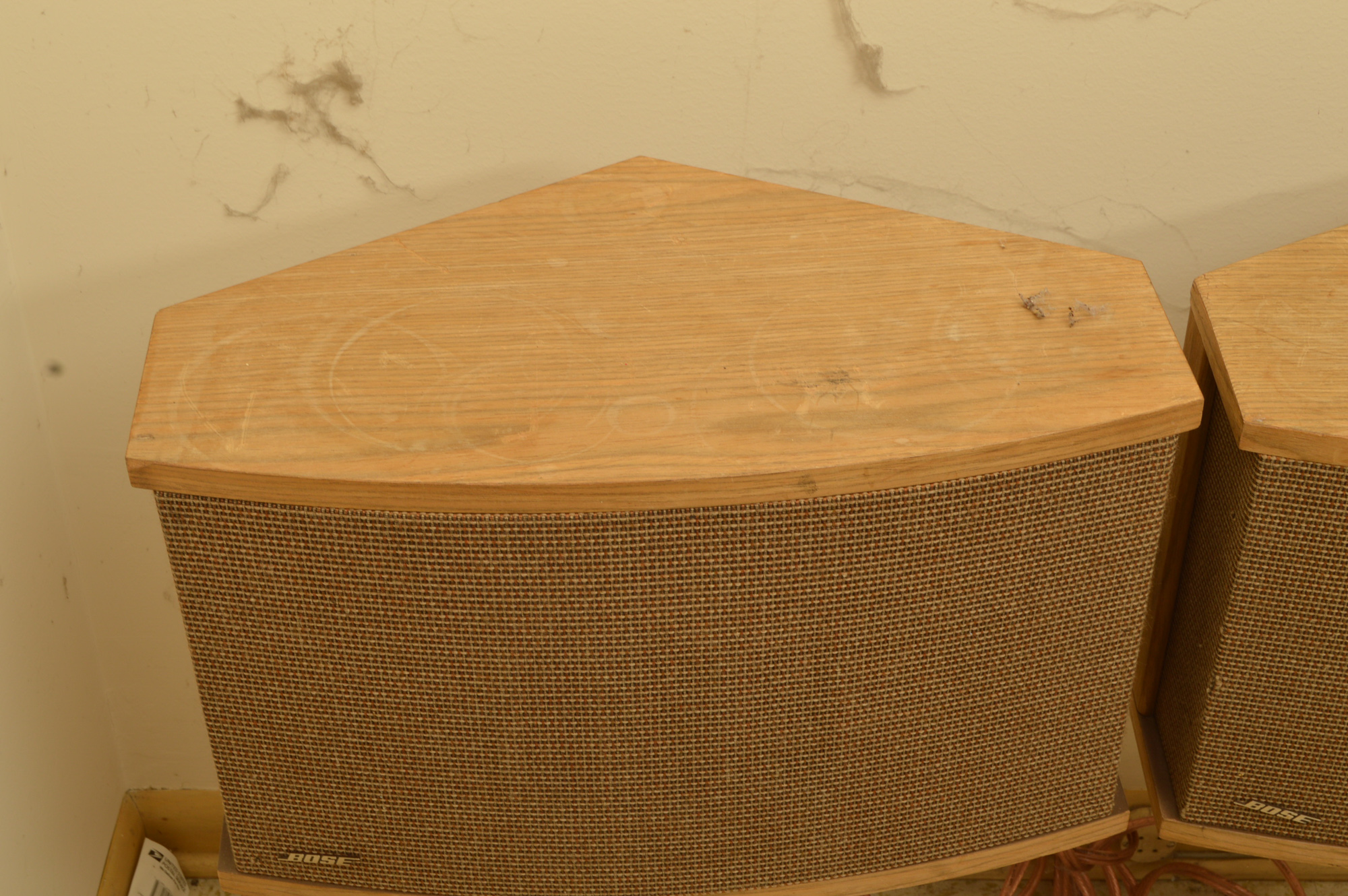 Vintage Bose Speakers on Tulip Stands