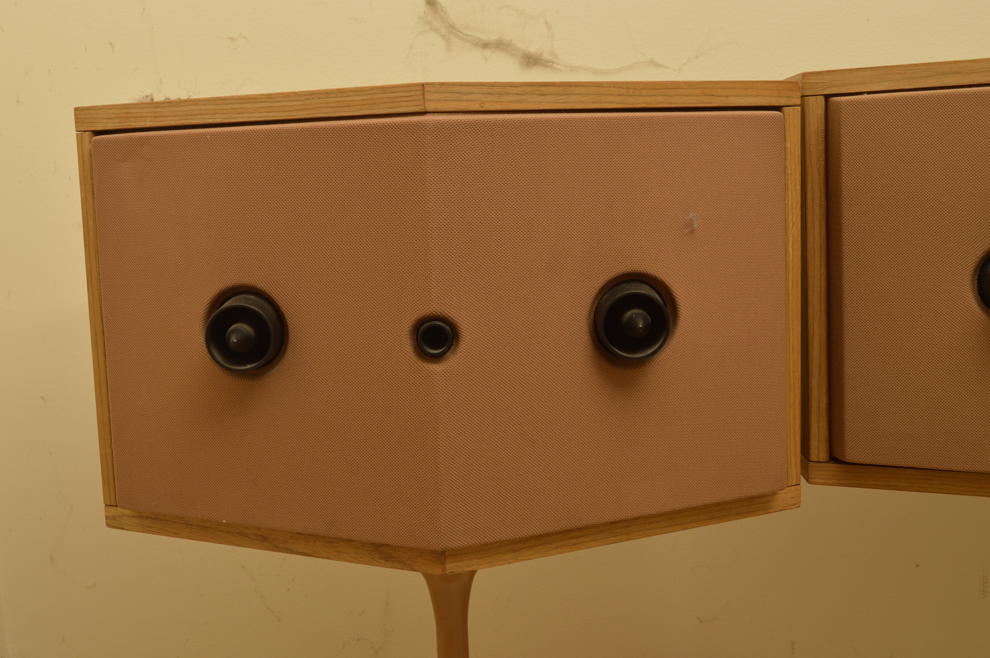 Vintage Bose Speakers on Tulip Stands