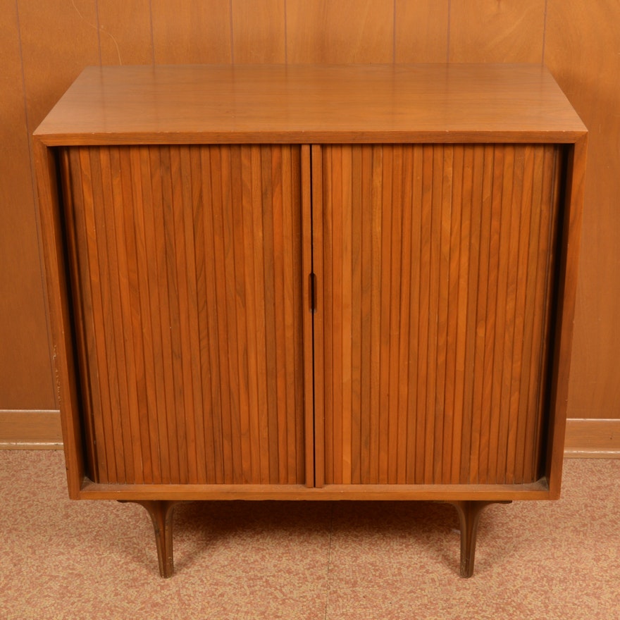 Mid Century Modern Record Cabinet