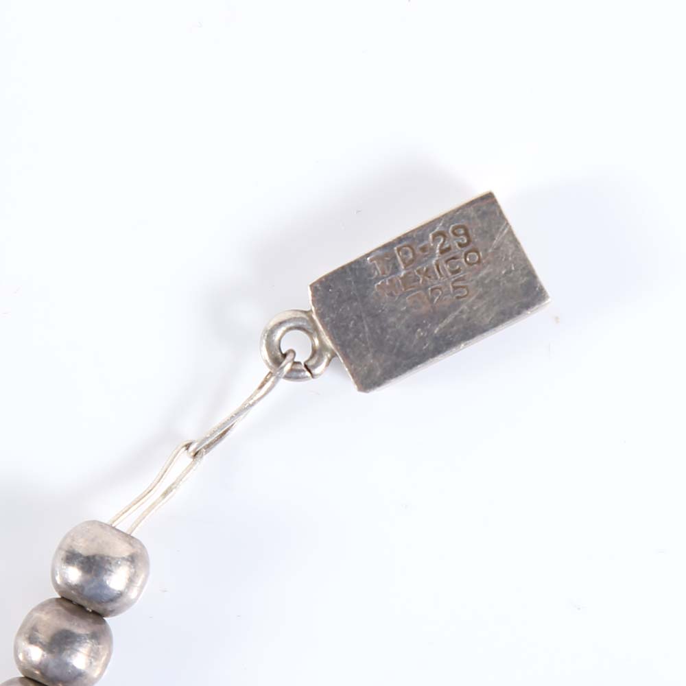 Sterling Silver Beaded Necklace