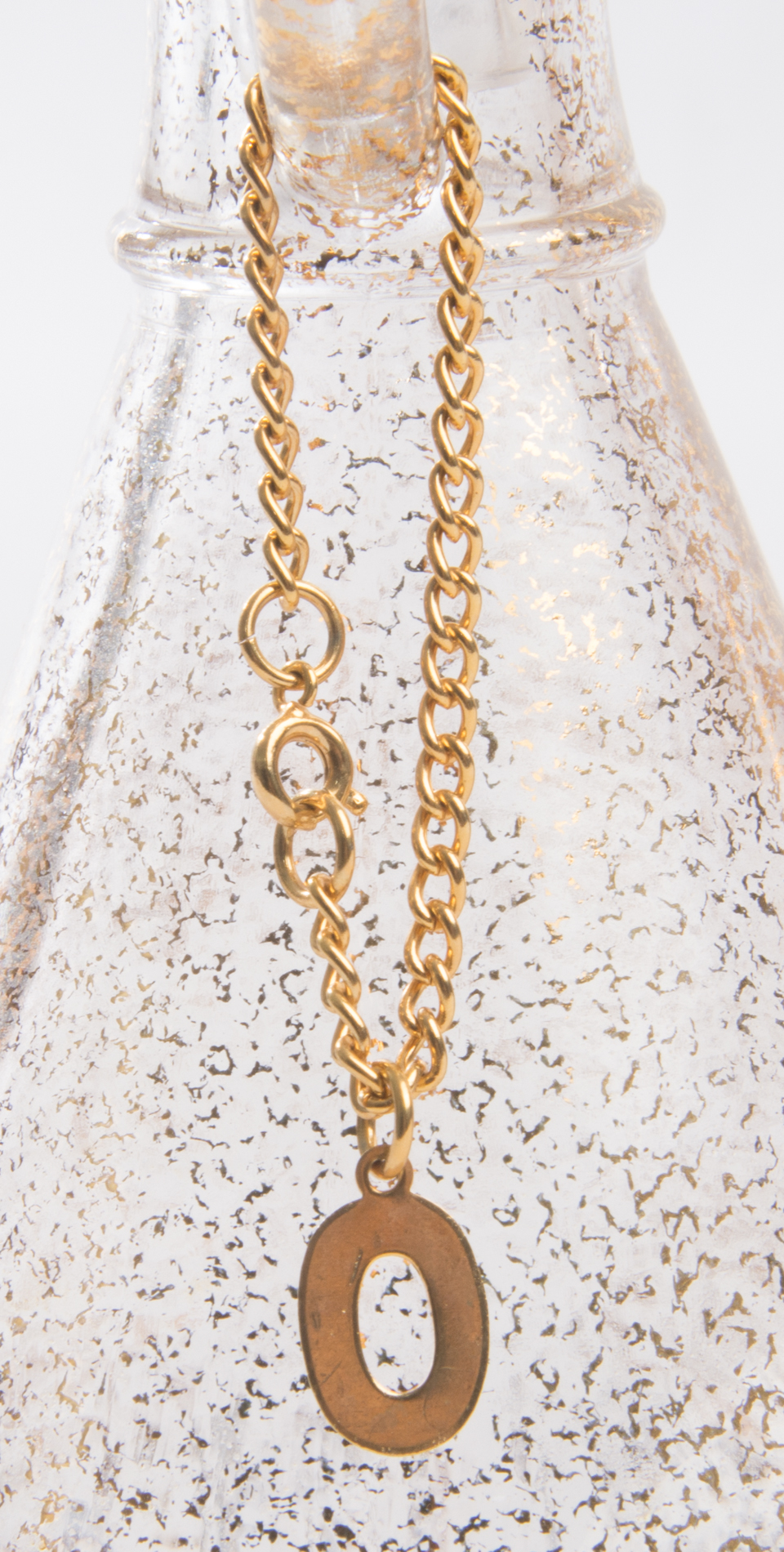 Mid-Century Hazel Atlas "Gold Fleck" Oil & Vinegar Cruet Set