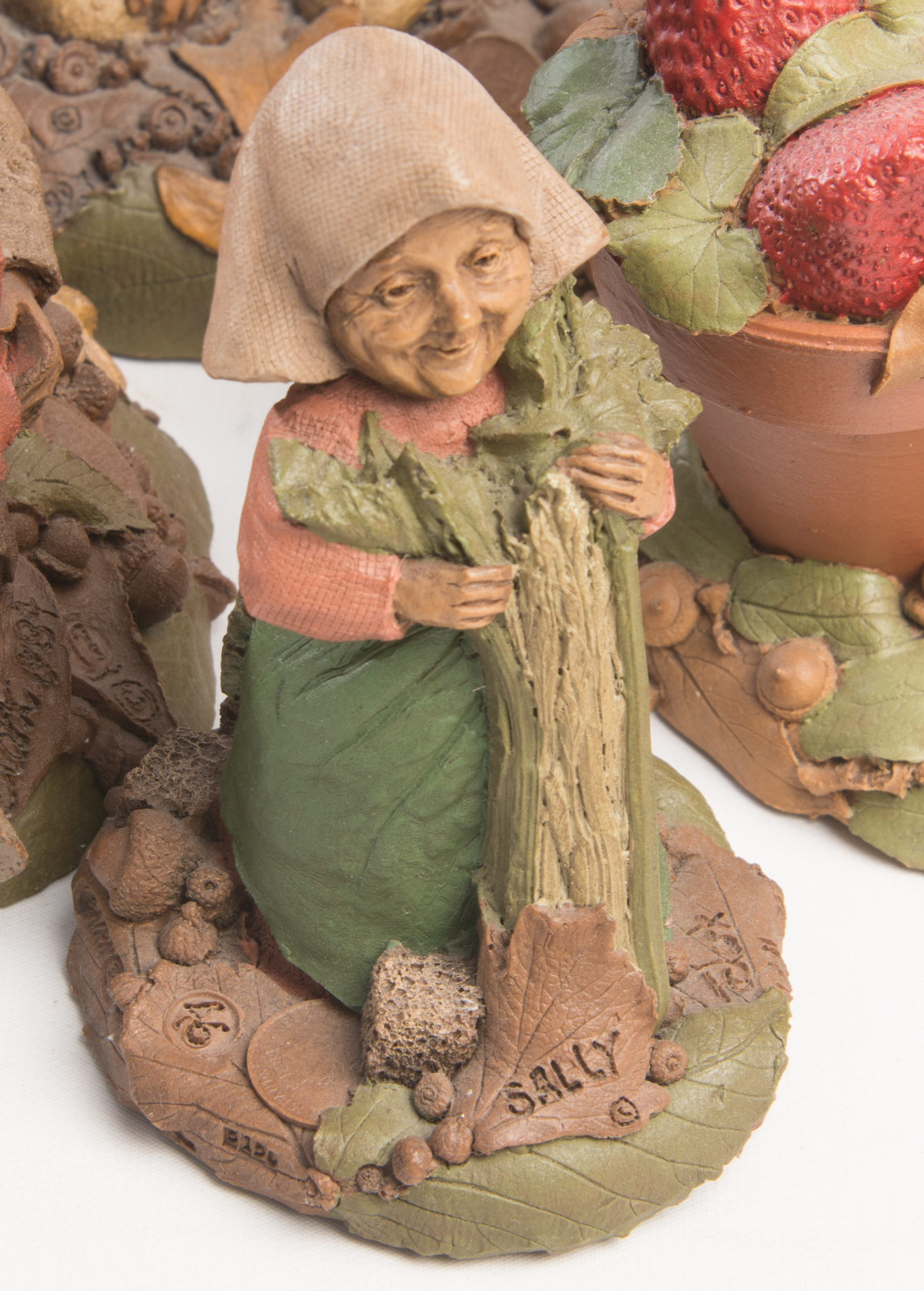 Garden Themed Tom Clark Gnome Figurines
