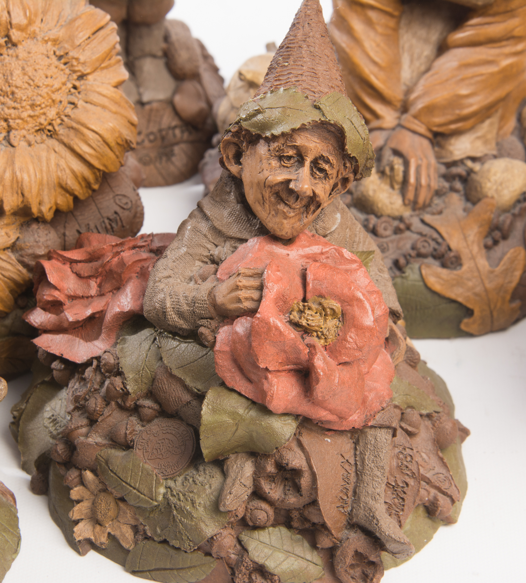 Garden Themed Tom Clark Gnome Figurines