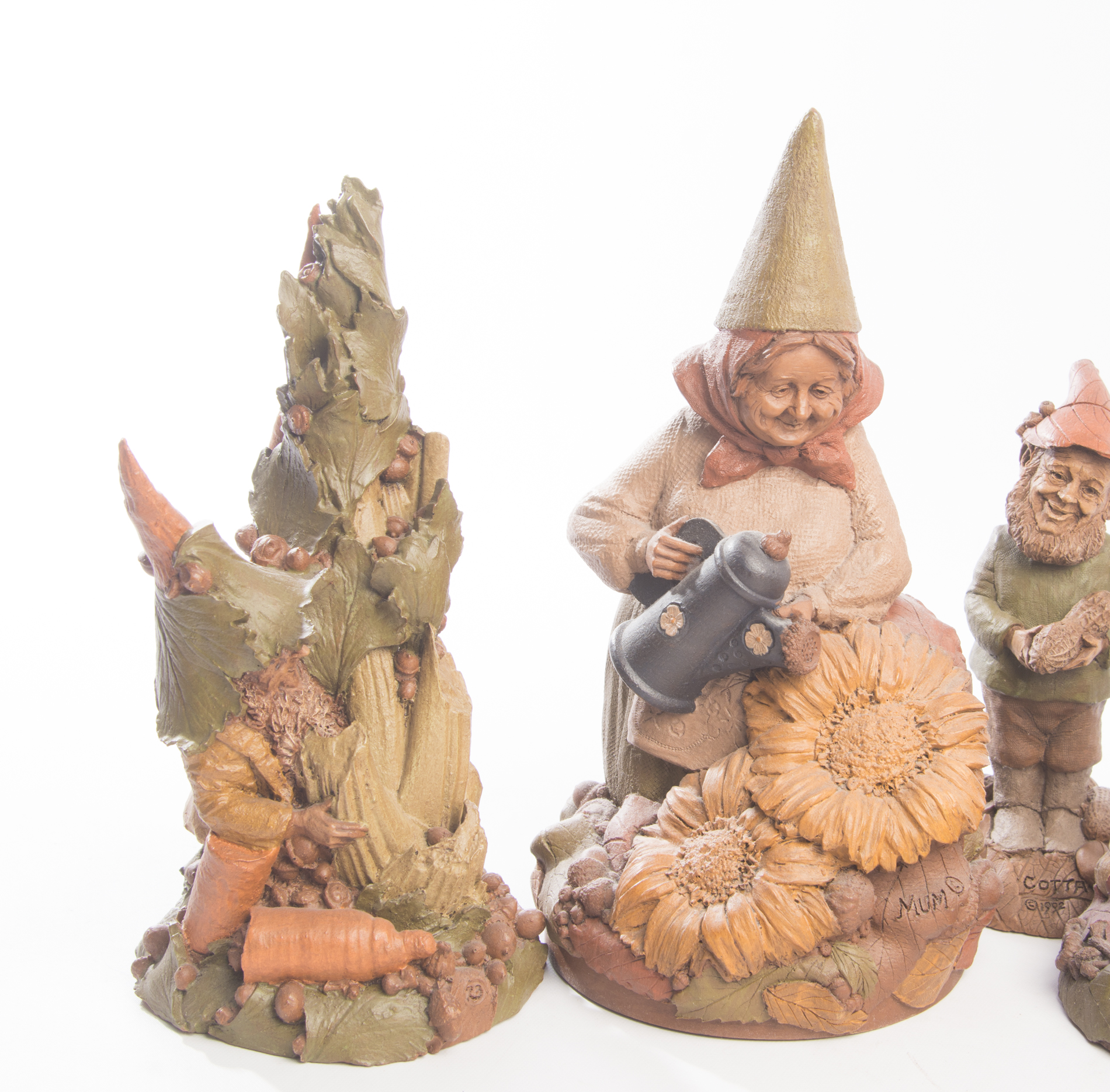 Garden Themed Tom Clark Gnome Figurines