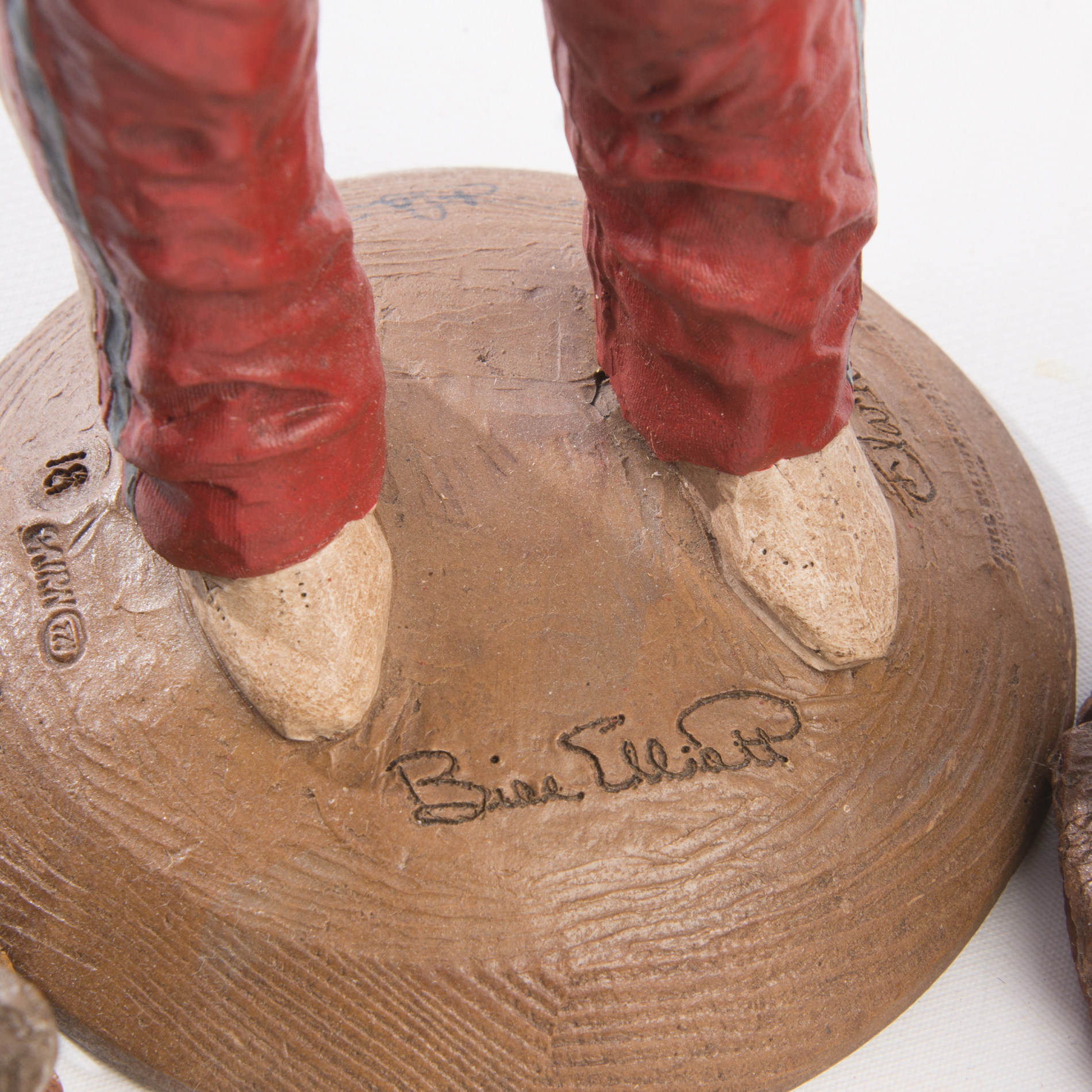 "Bill Elliot" and "Sparky" Tom Clark Figurines