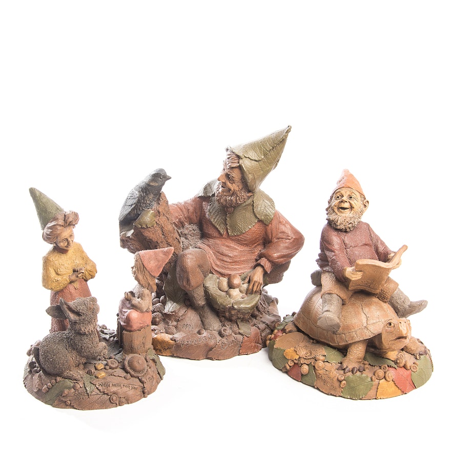 Woodland Creature Themed Tom Clark Gnome Figurines