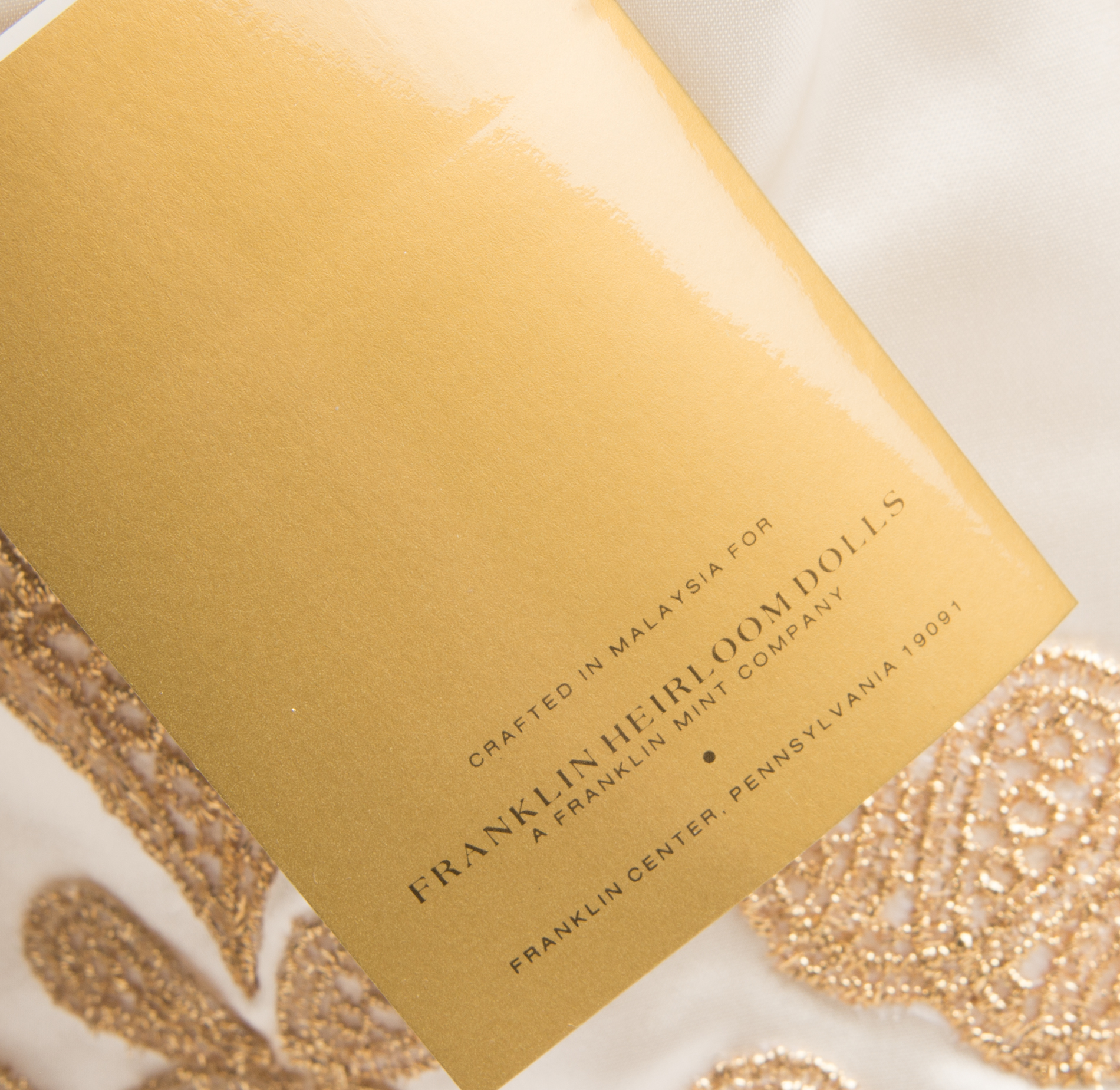 "Christmas Angel" Doll by Franklin Heirloom